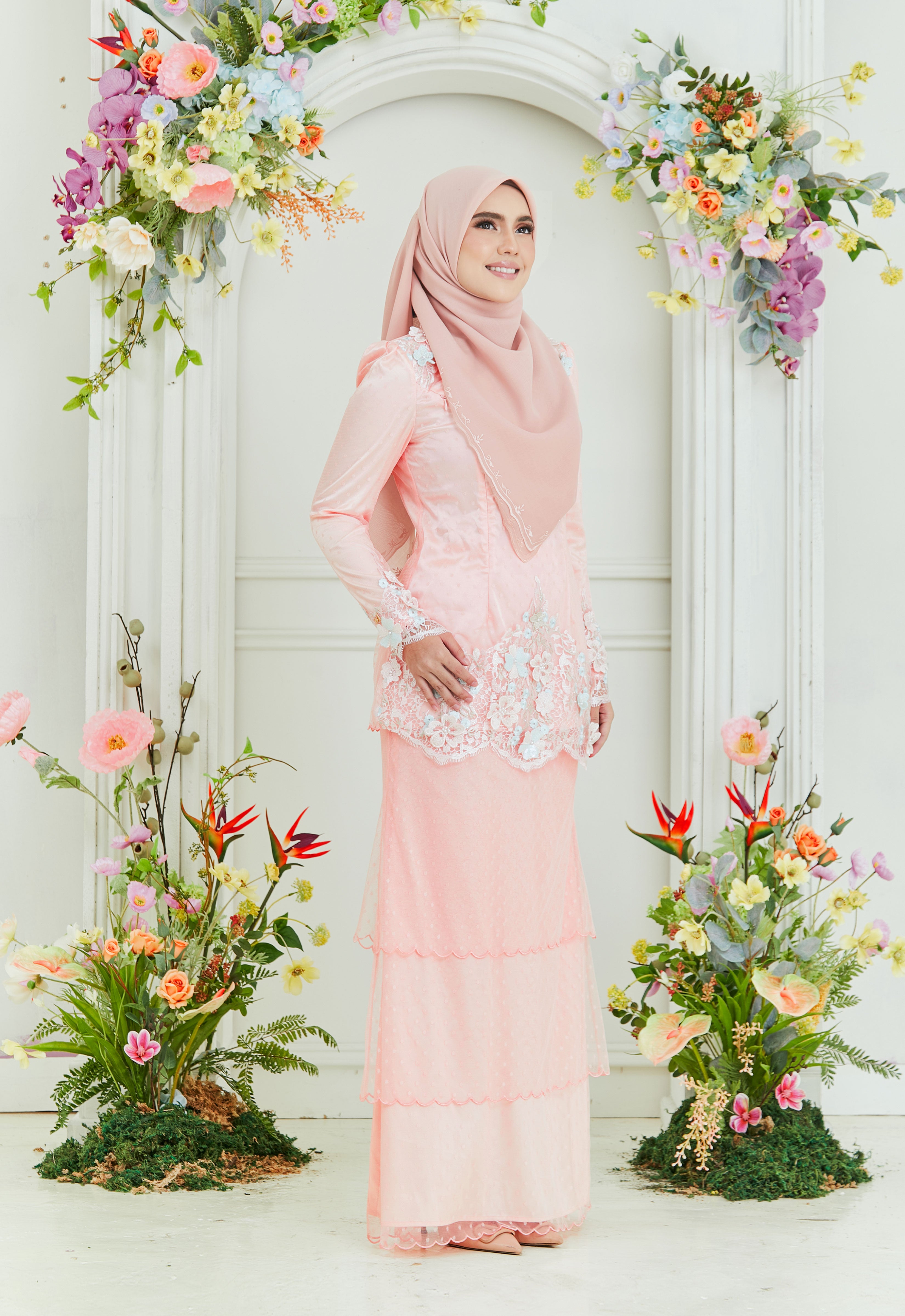 ATILIA LUXE MINI KURUNG - CLOUD PINK