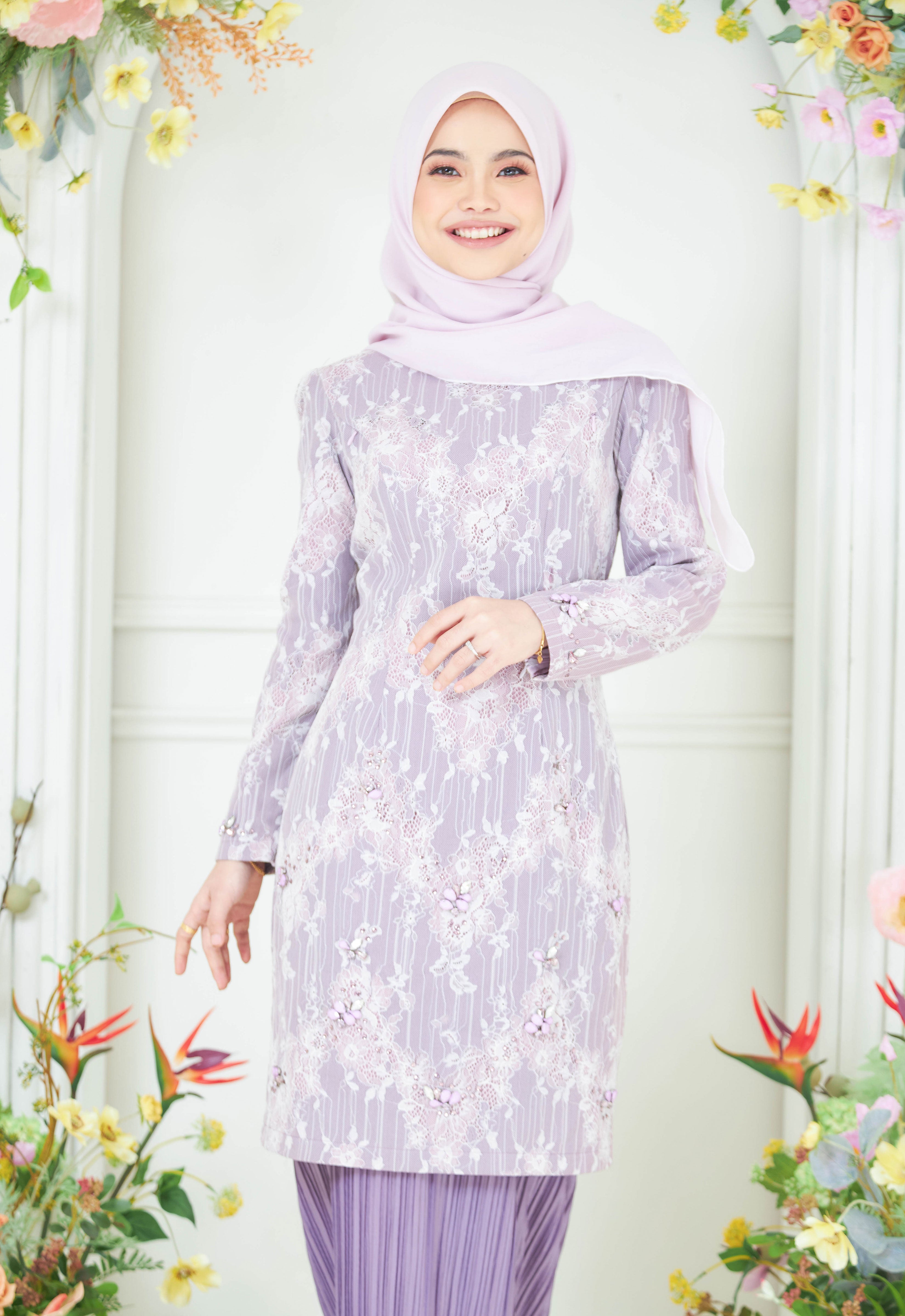 RAYSAA KURUNG - PURPLE GRAY