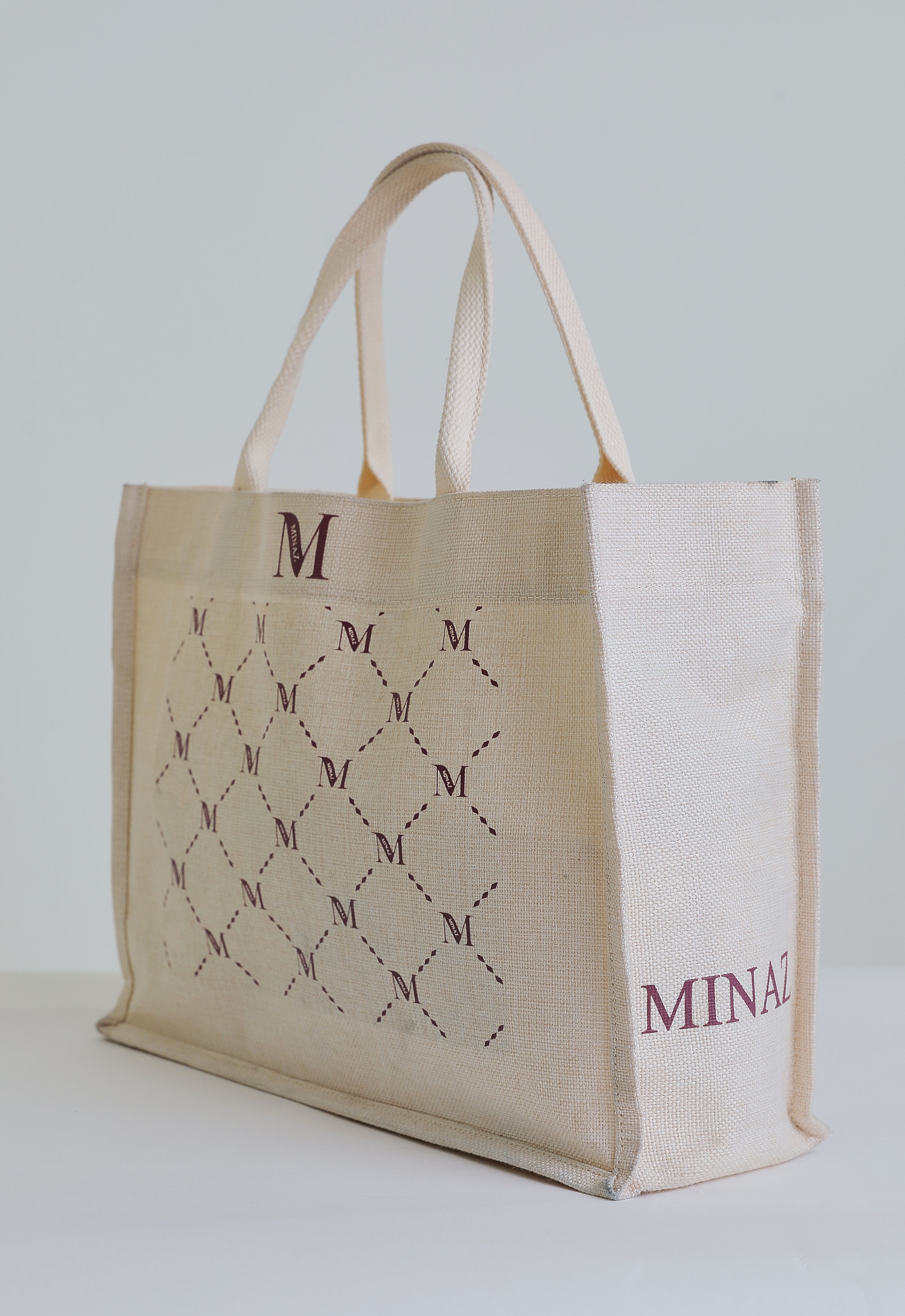 MONOGRAM TOTEBAG - CHAMPAGNE