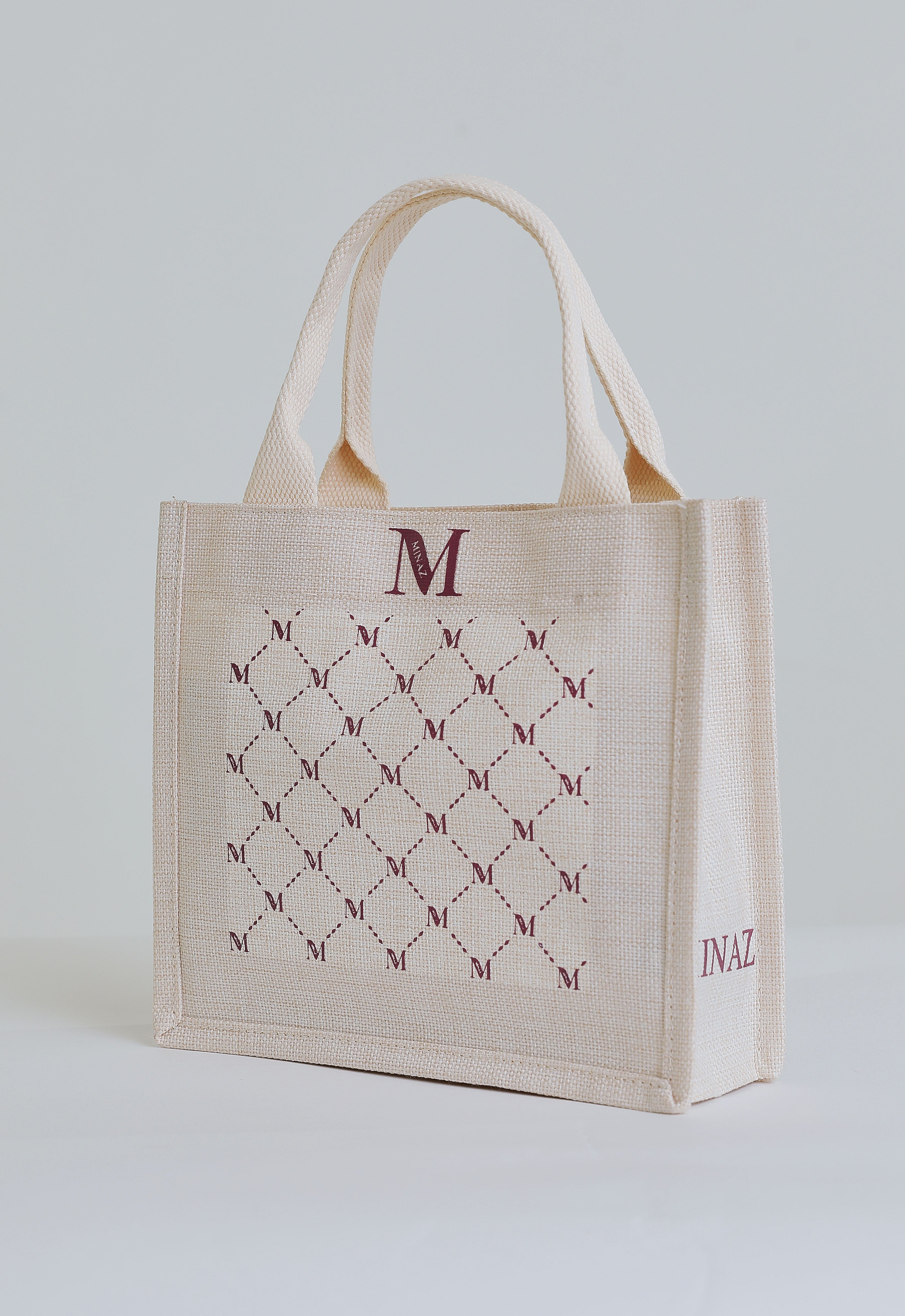 MONOGRAM TOTEBAG - CHAMPAGNE