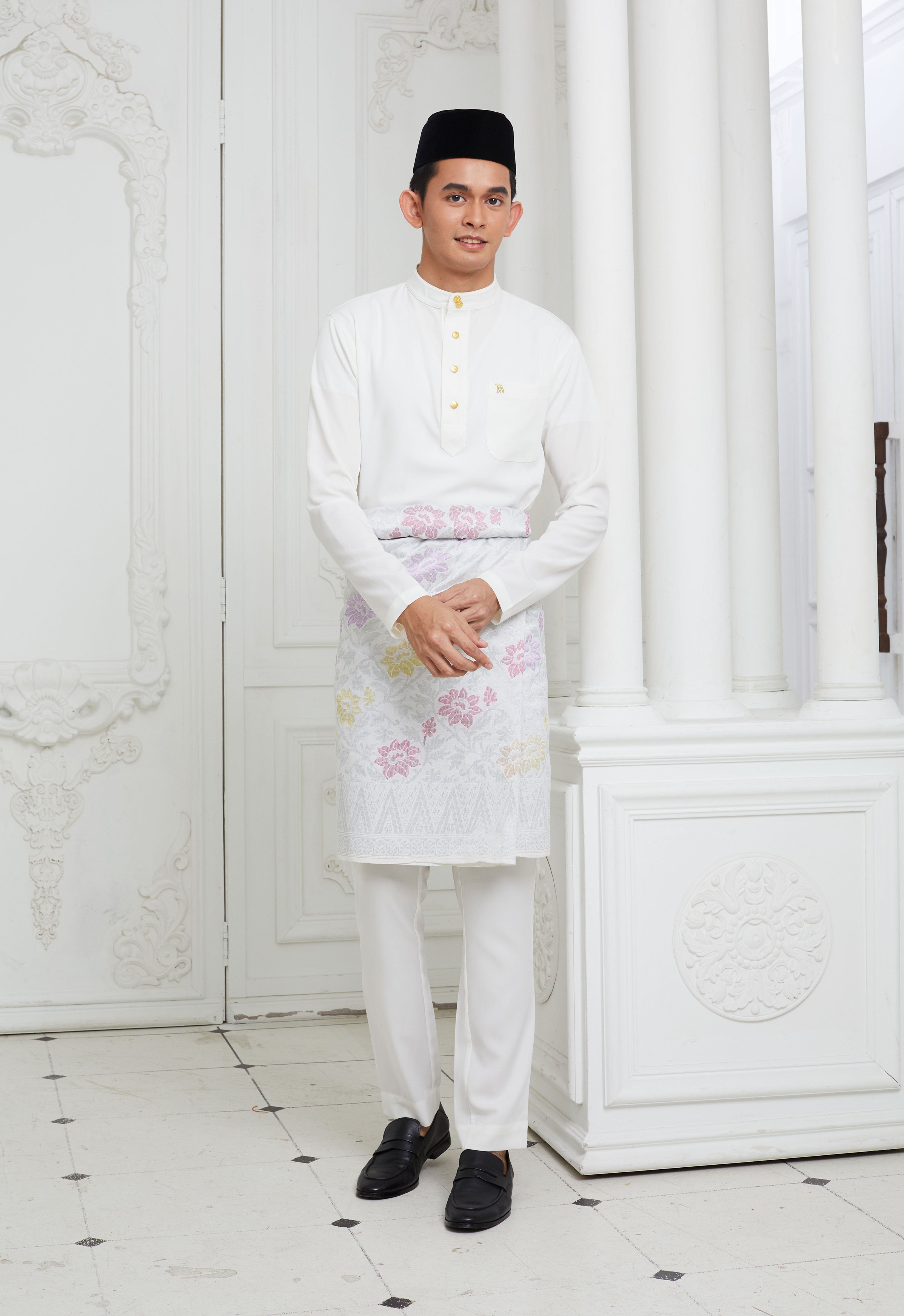 MINAZ MEN BAJU MELAYU - OFF WHITE