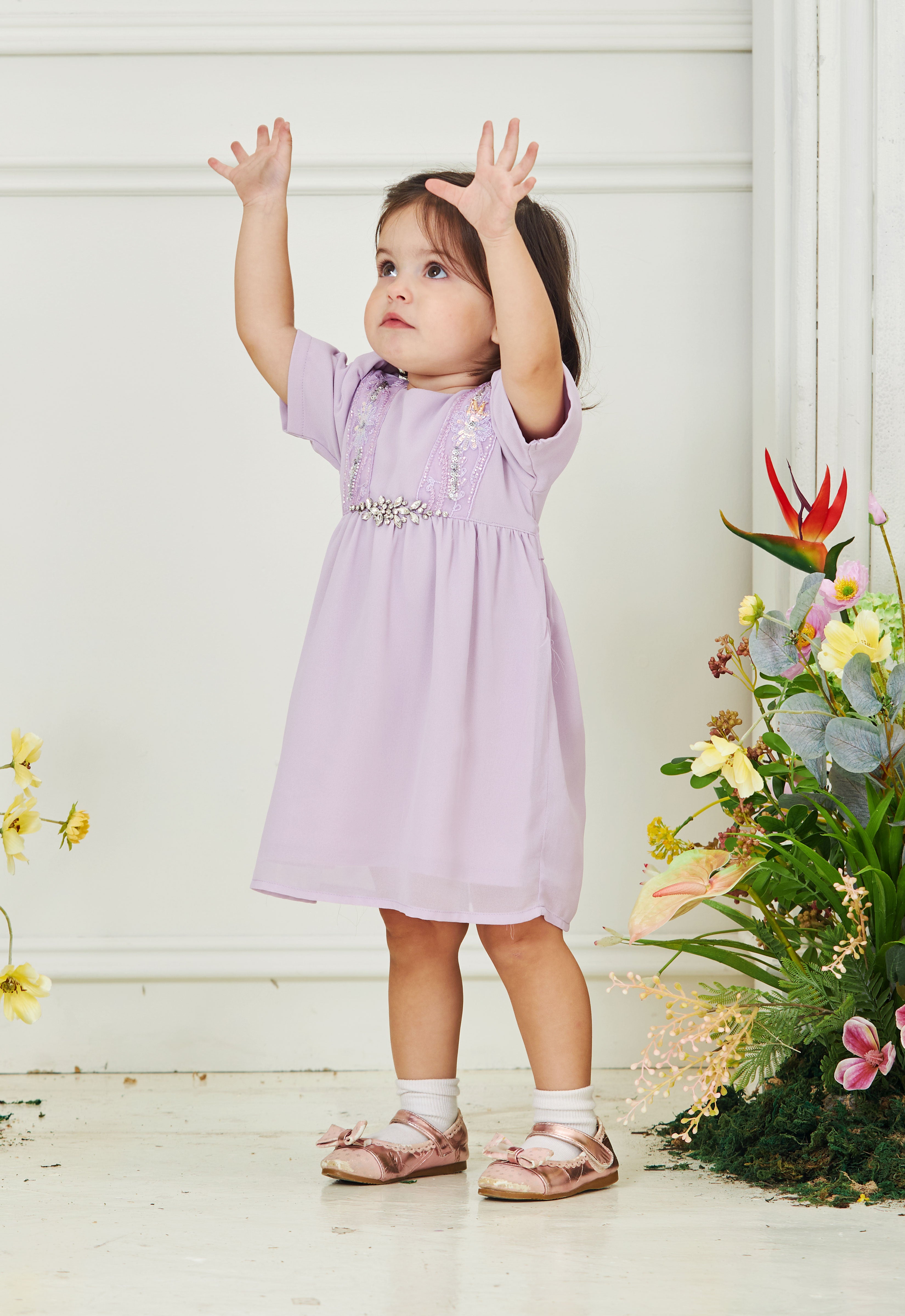 INARA BABY DRESS - LILAC