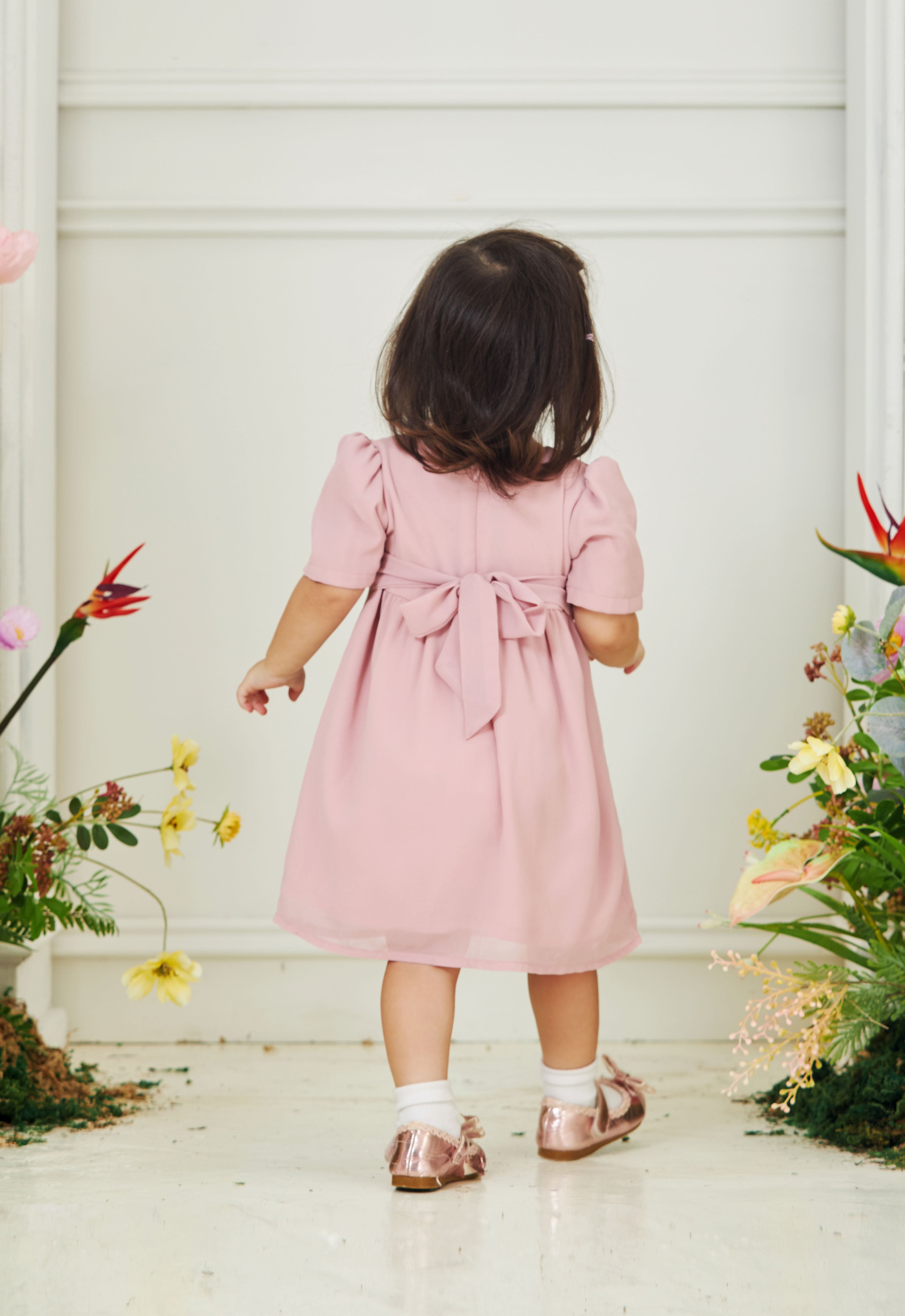 INARA BABY DRESS - SOFT PINK