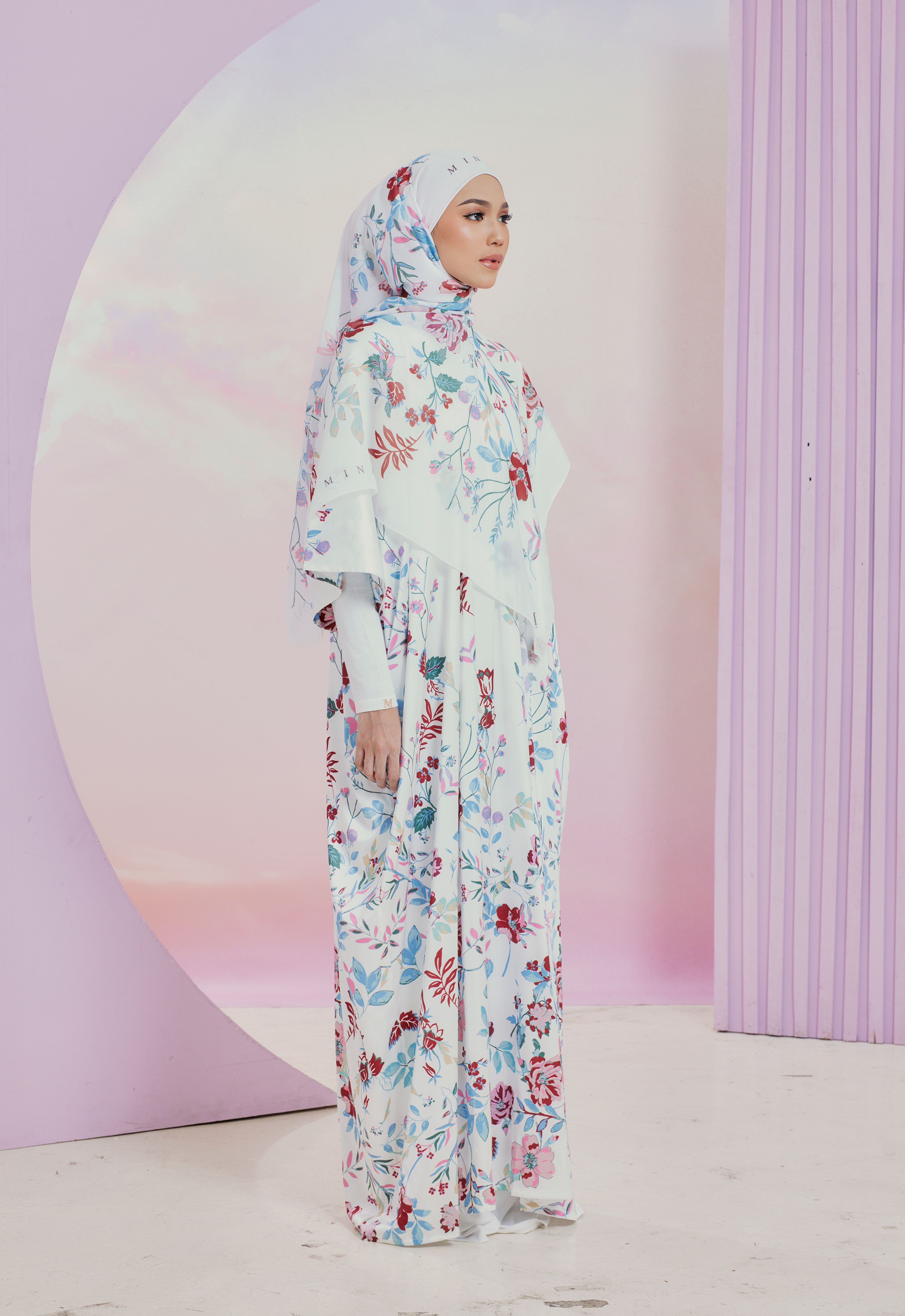 HARAMAIN ABAYA - PEARL WHITE