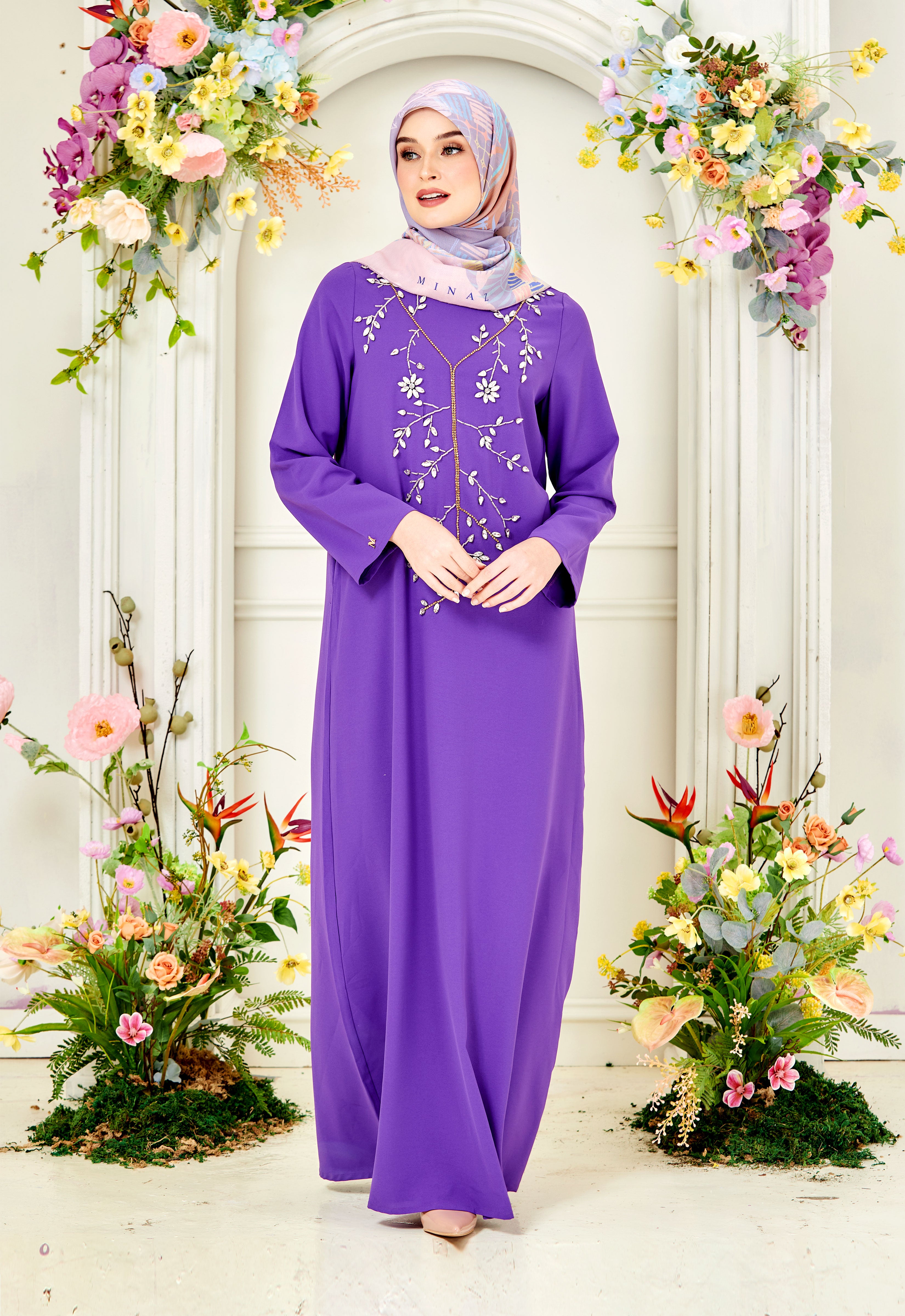 ZEHRA ABAYA - PURPLE