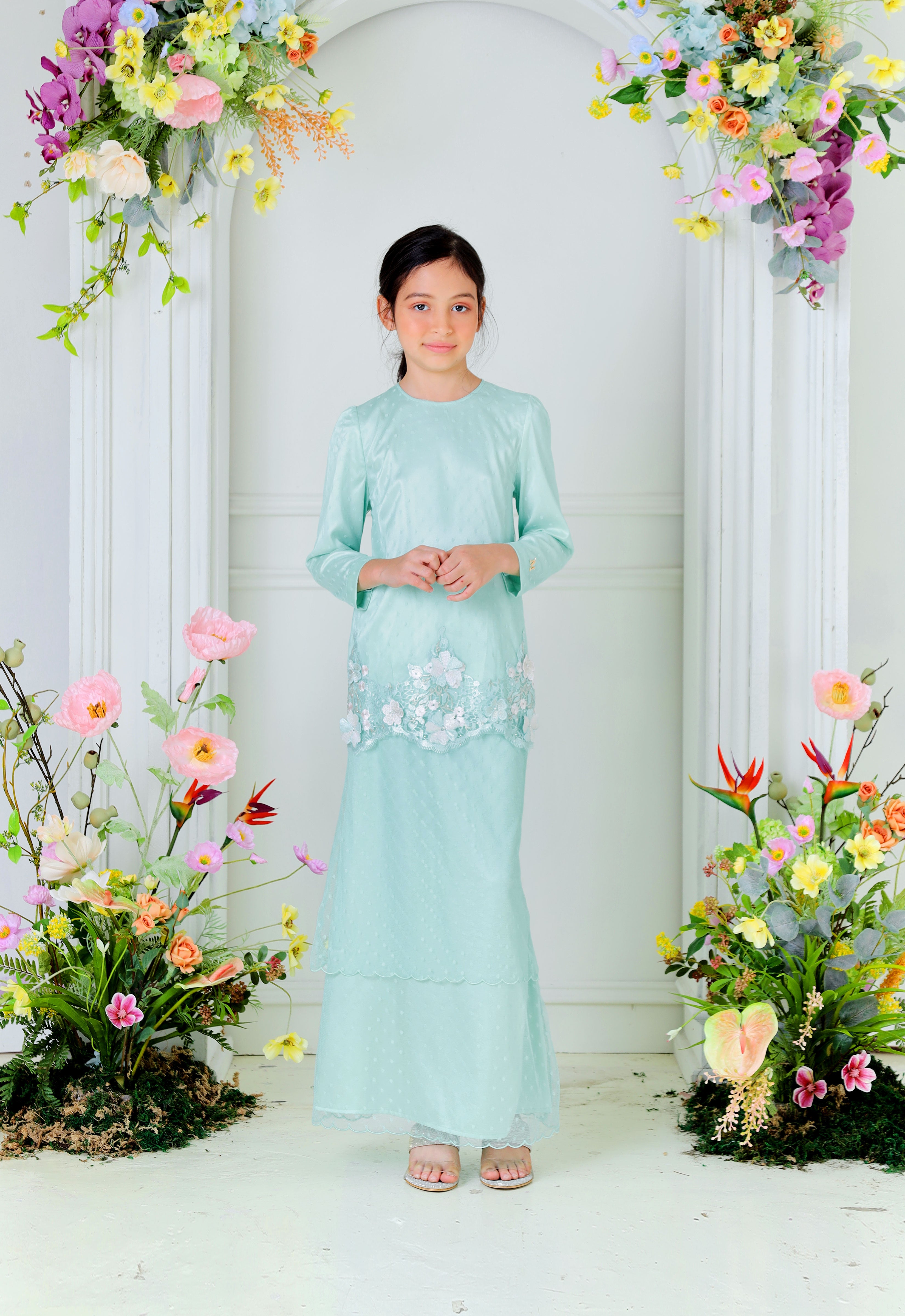 ATILIA LUXE KIDS MINI KURUNG - OCEAN WAVE