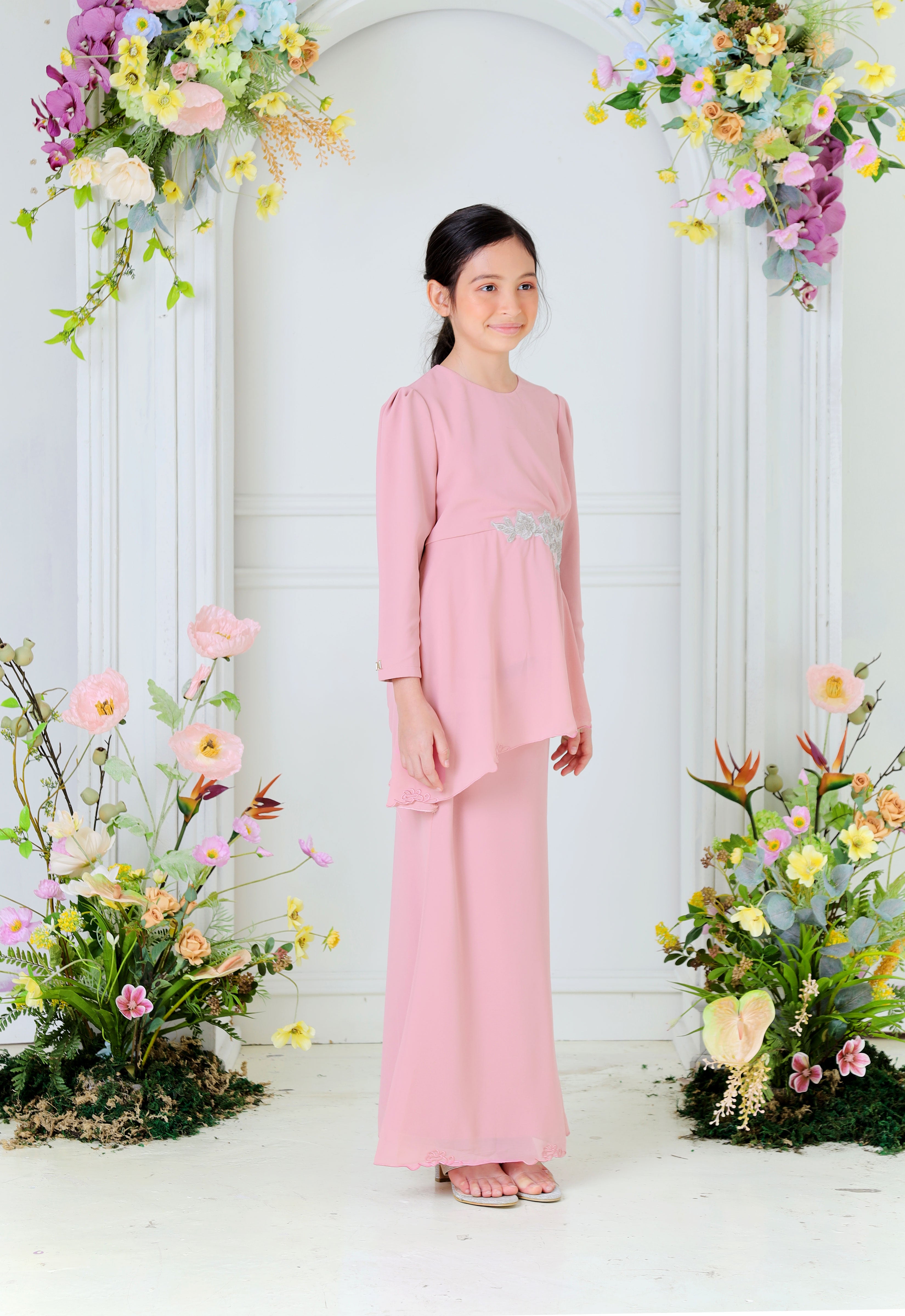 AYLEEN KIDS KURUNG - CANDY PINK