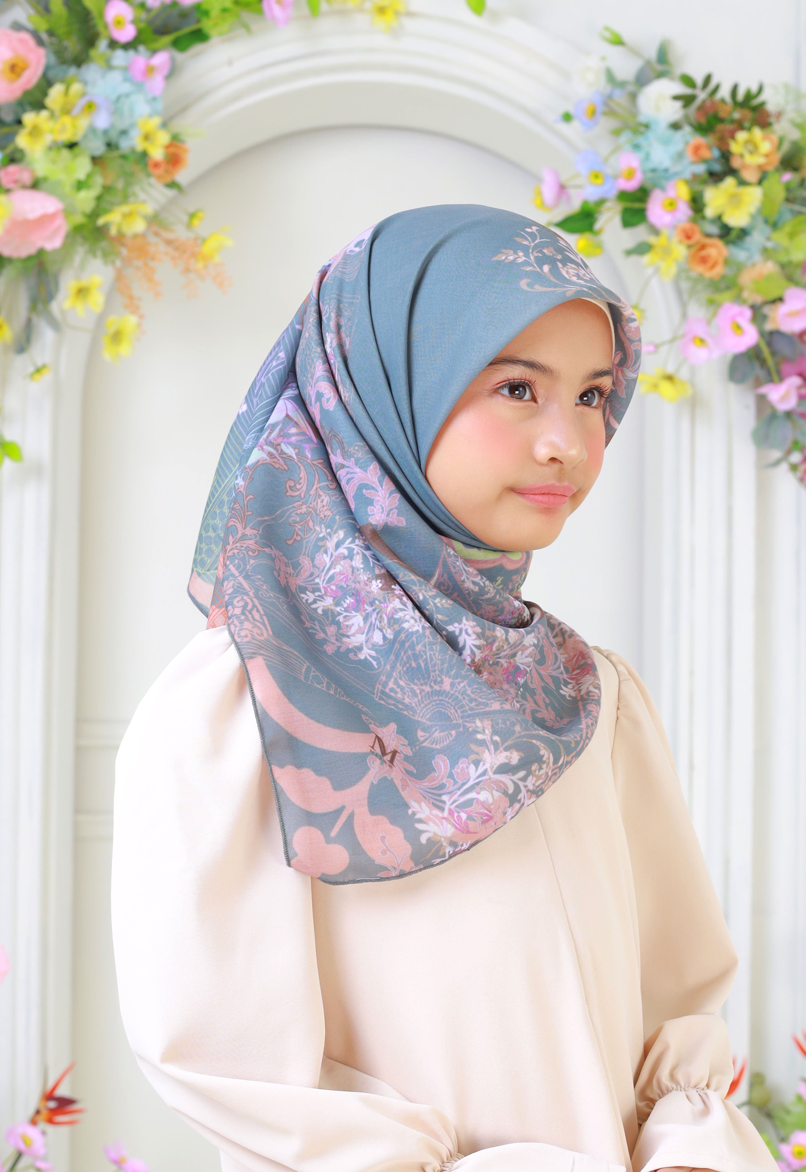 BABA NYONYA KIDS BAWAL - GRAY GREEN