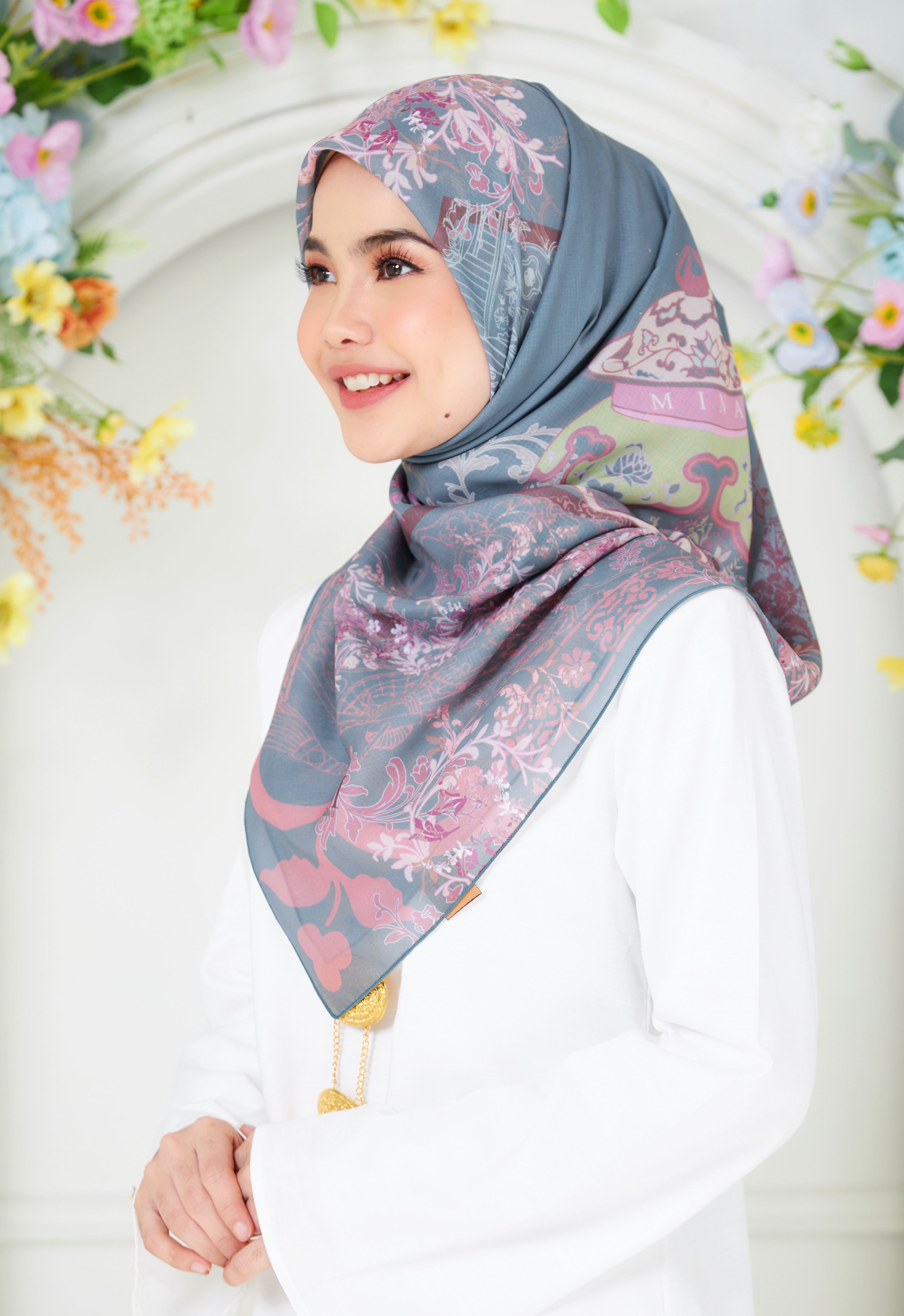 BABA NYONYA BAWAL - GRAY GREEN