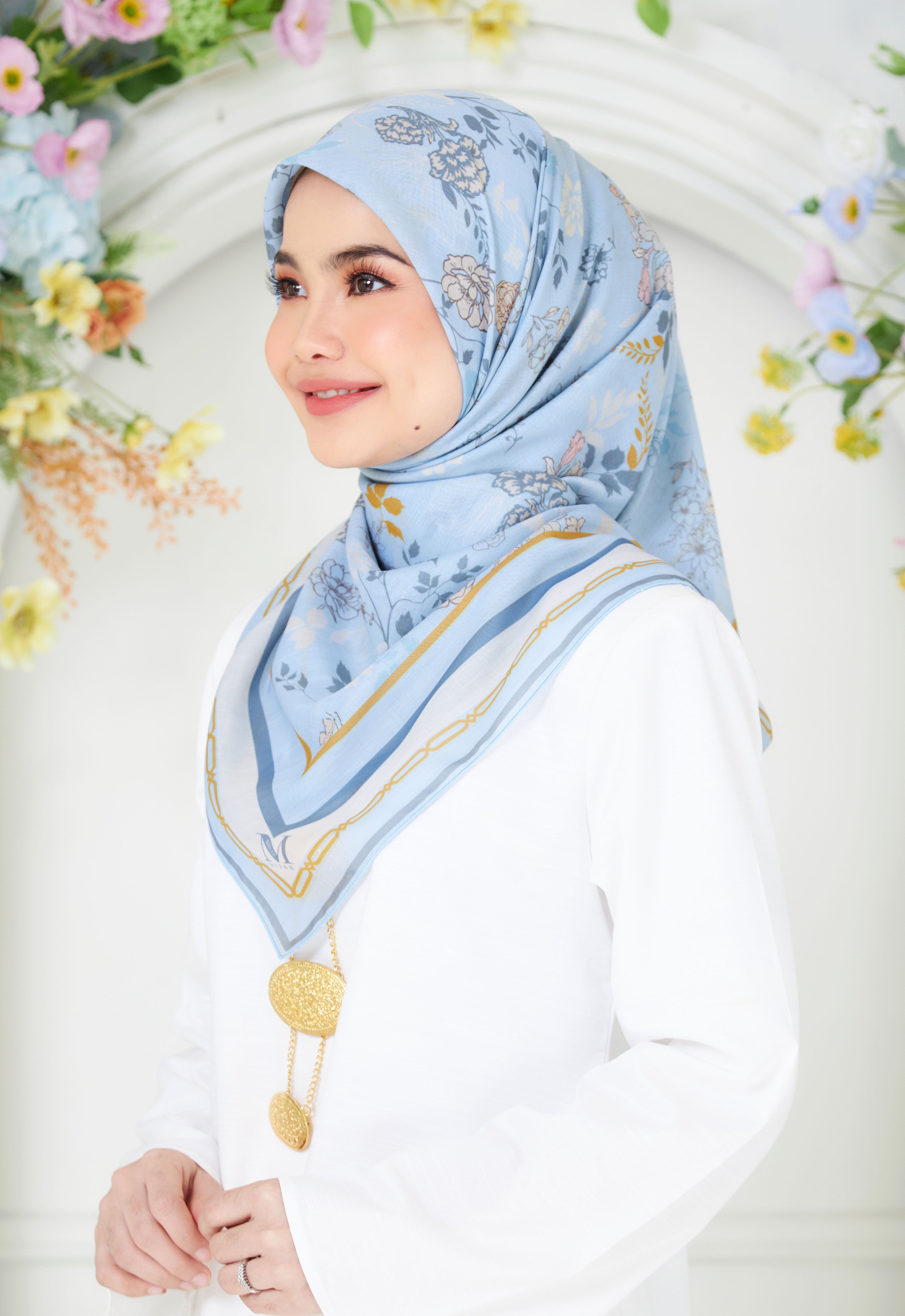 BUNGA BAWAL - LIGHT BLUE