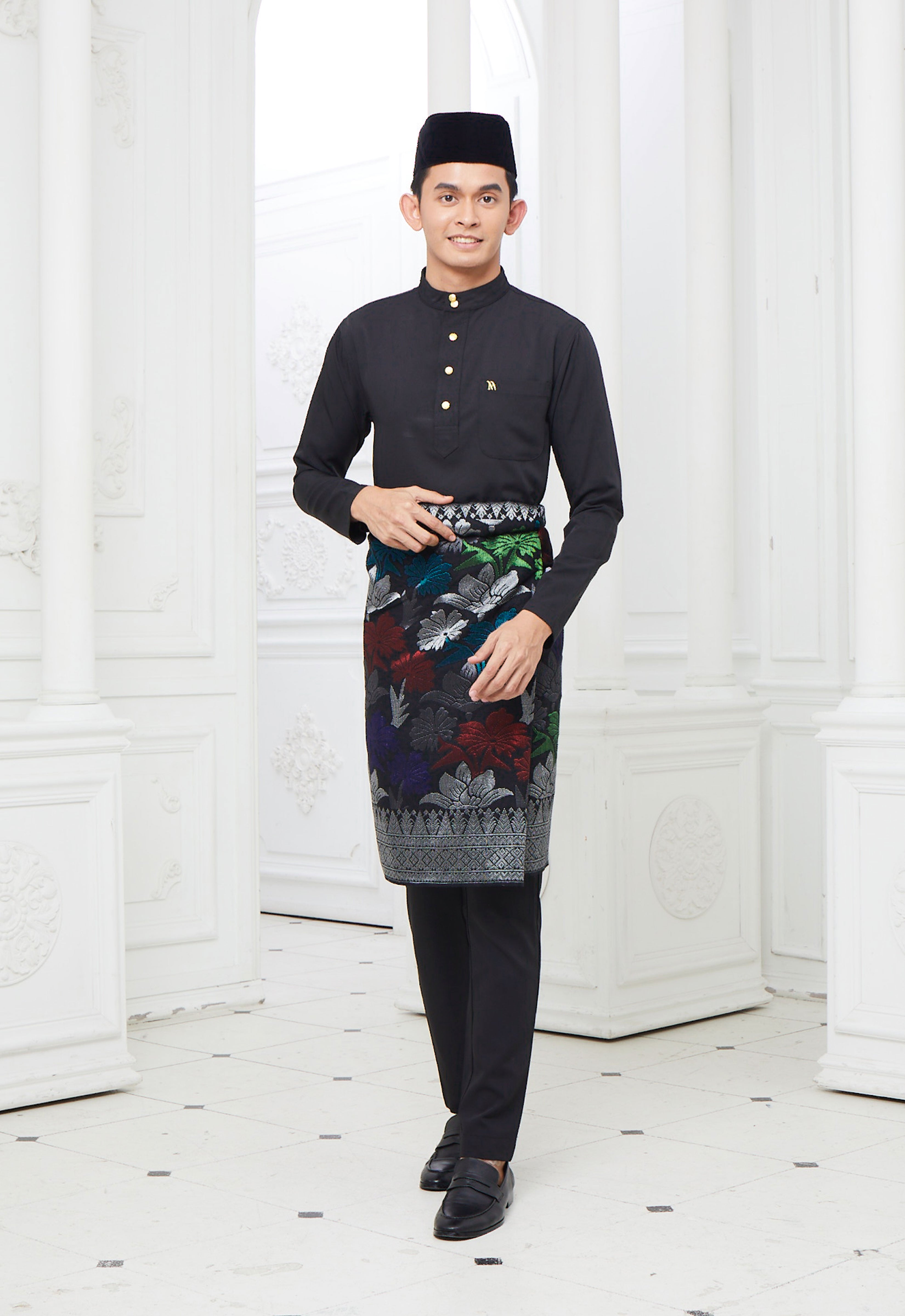 MINAZ MEN BAJU MELAYU - BLACK