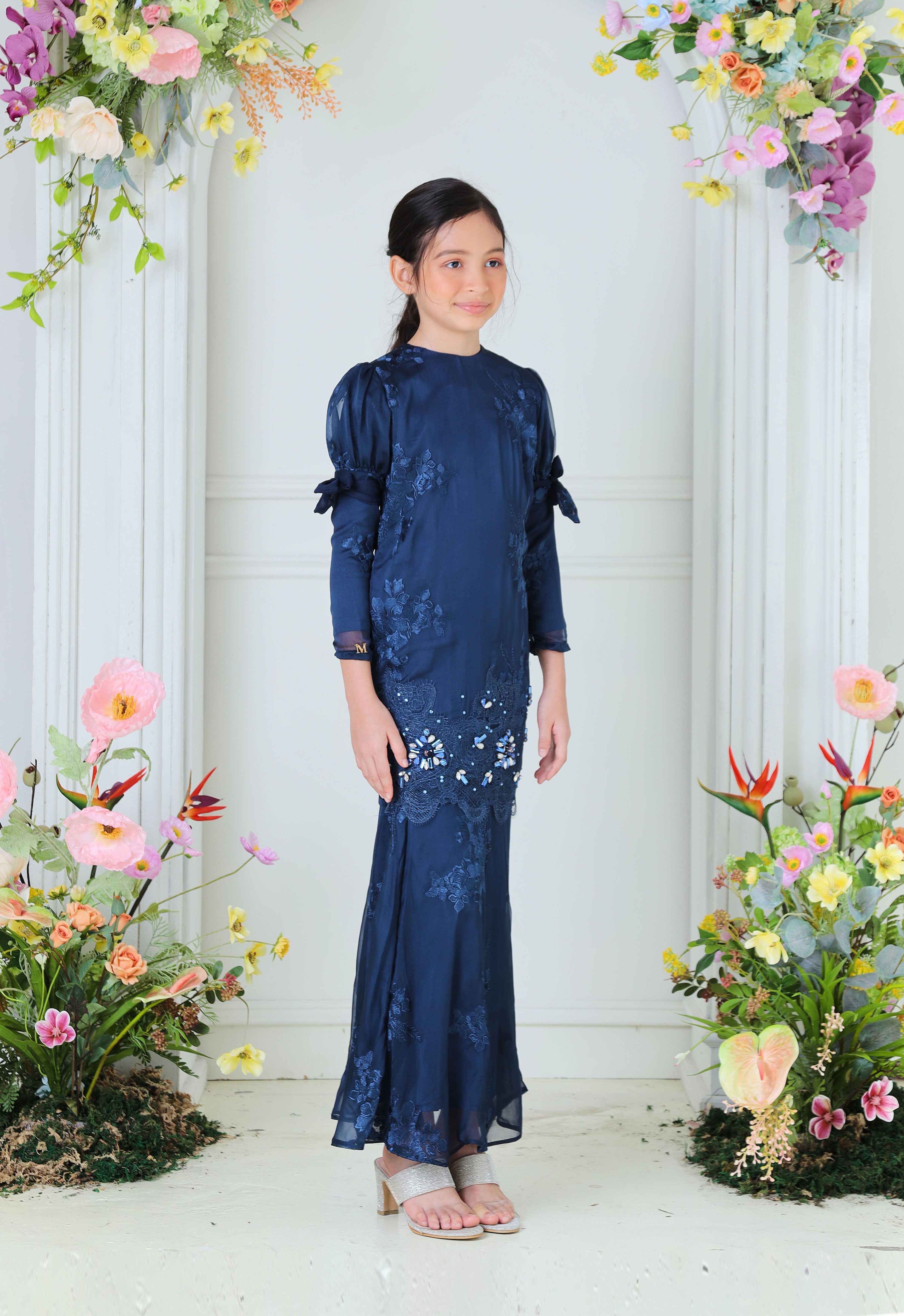 DARLA KIDS KURUNG - NAVY BLUE