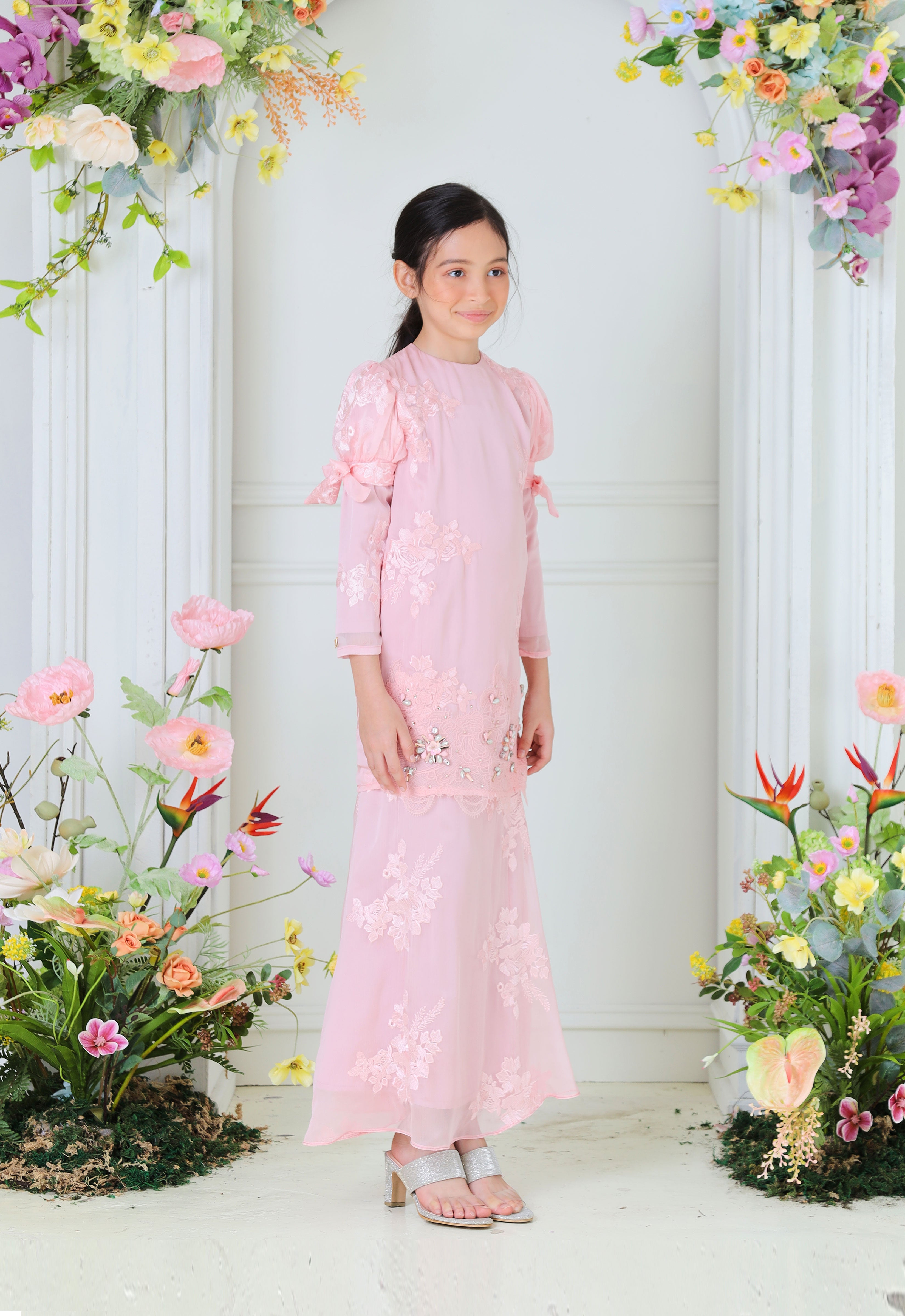 DARLA KIDS KURUNG - BLUSH PINK