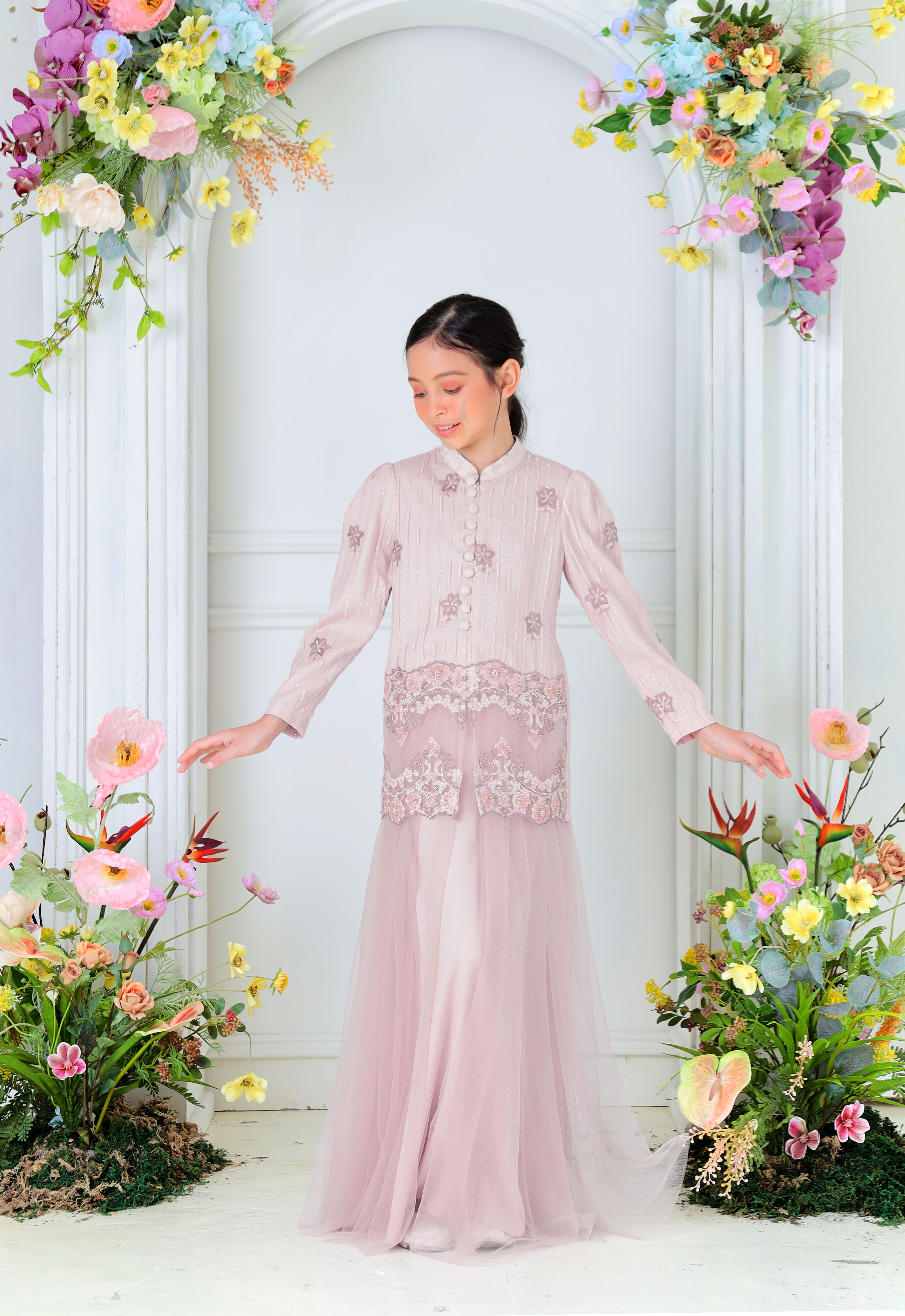 DIAN LUXE KIDS KURUNG - PINK