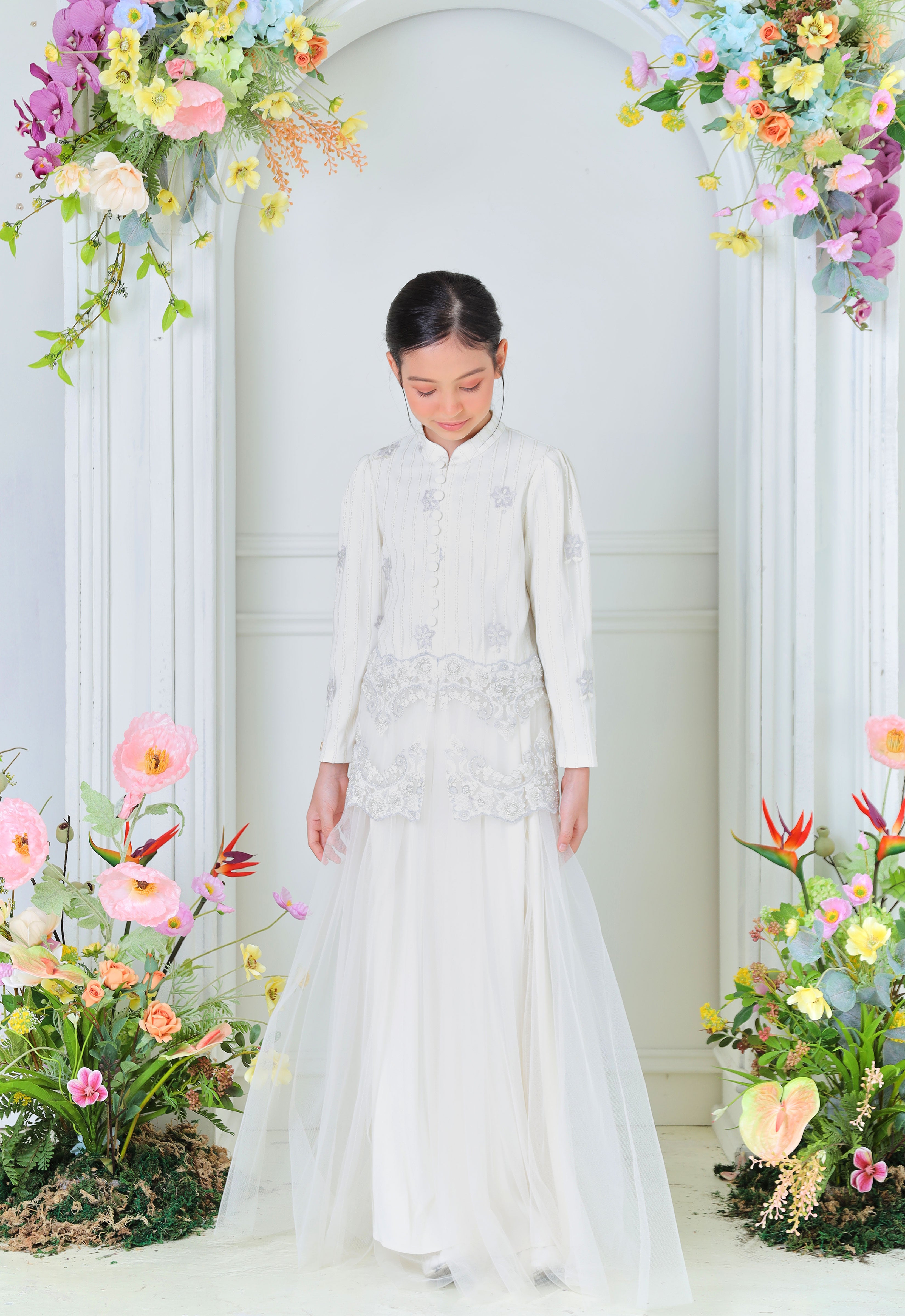 DIAN LUXE KIDS KURUNG - OFF WHITE