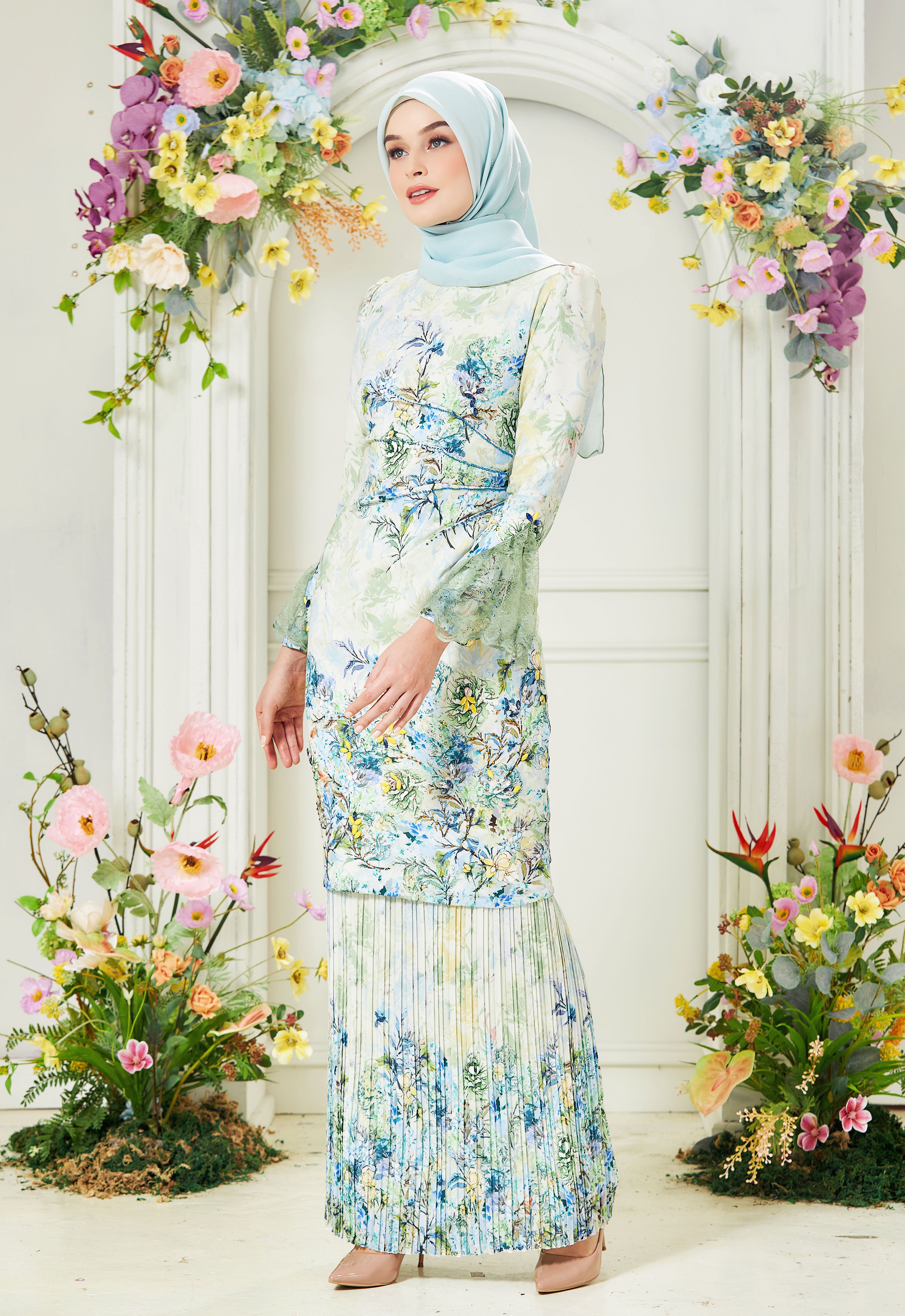 DEENARA KURUNG - SAGE GREEN