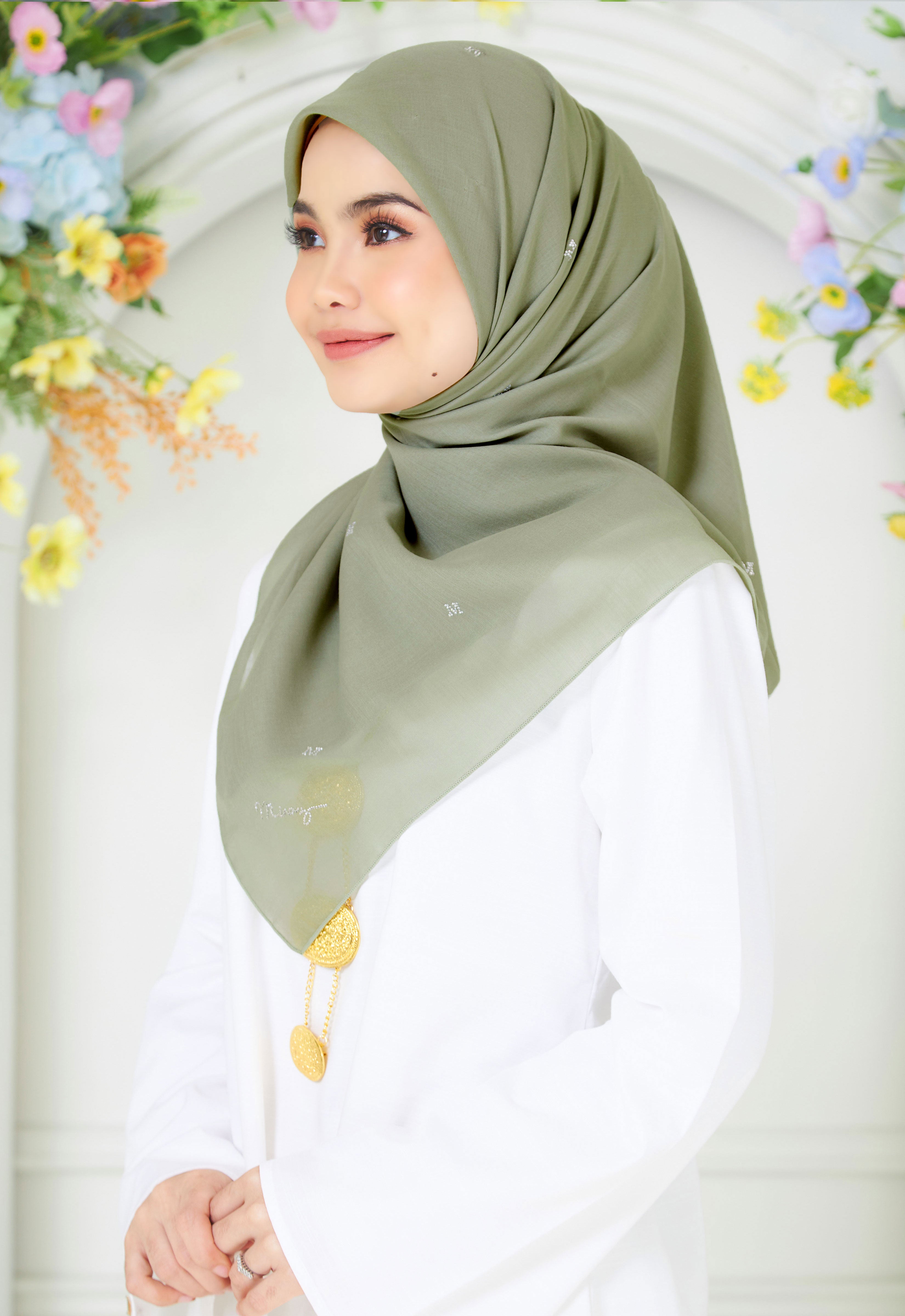 PLAIN BAWAL - DUSTY GREEN