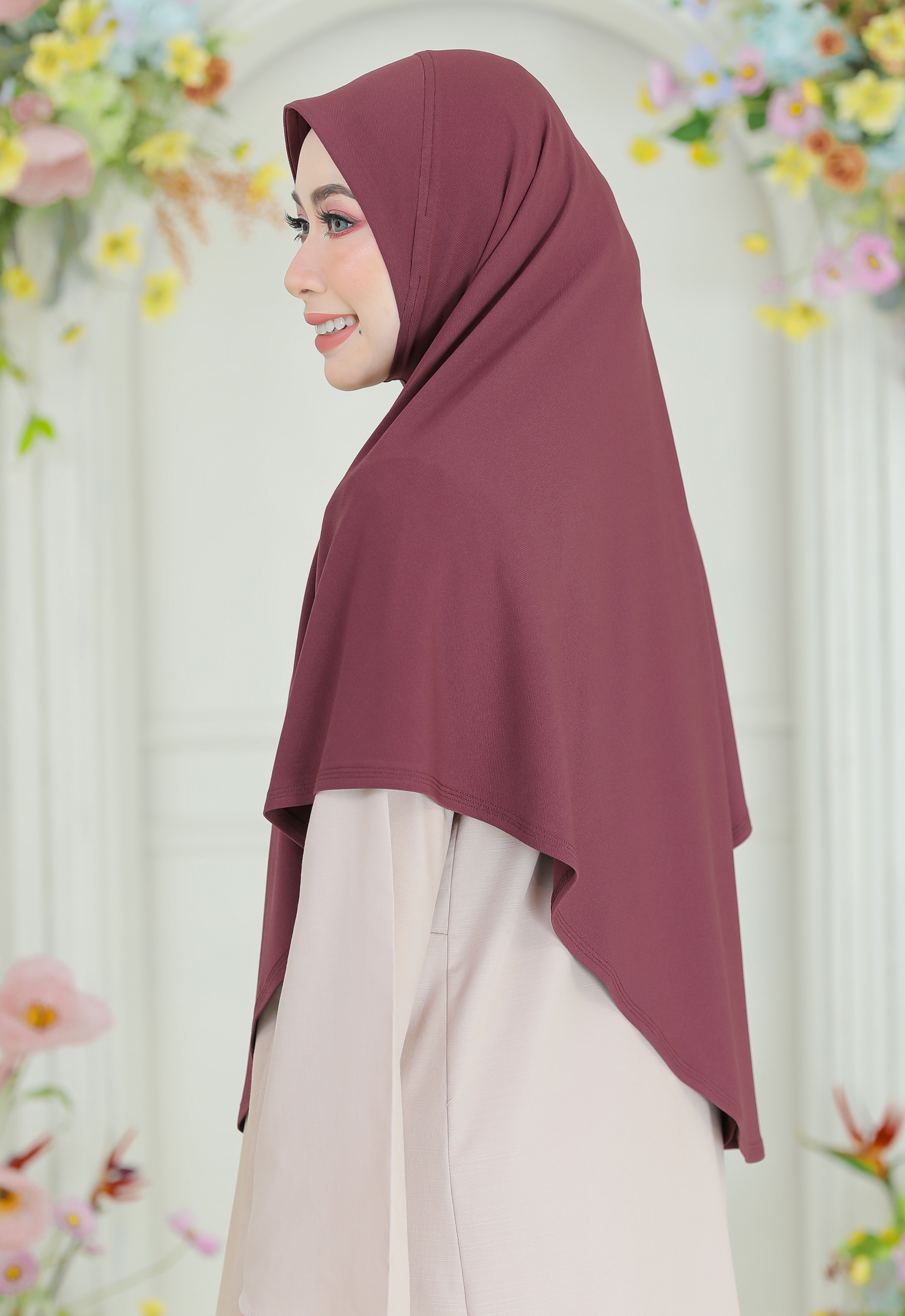 EZY SARUNG - BURGUNDY