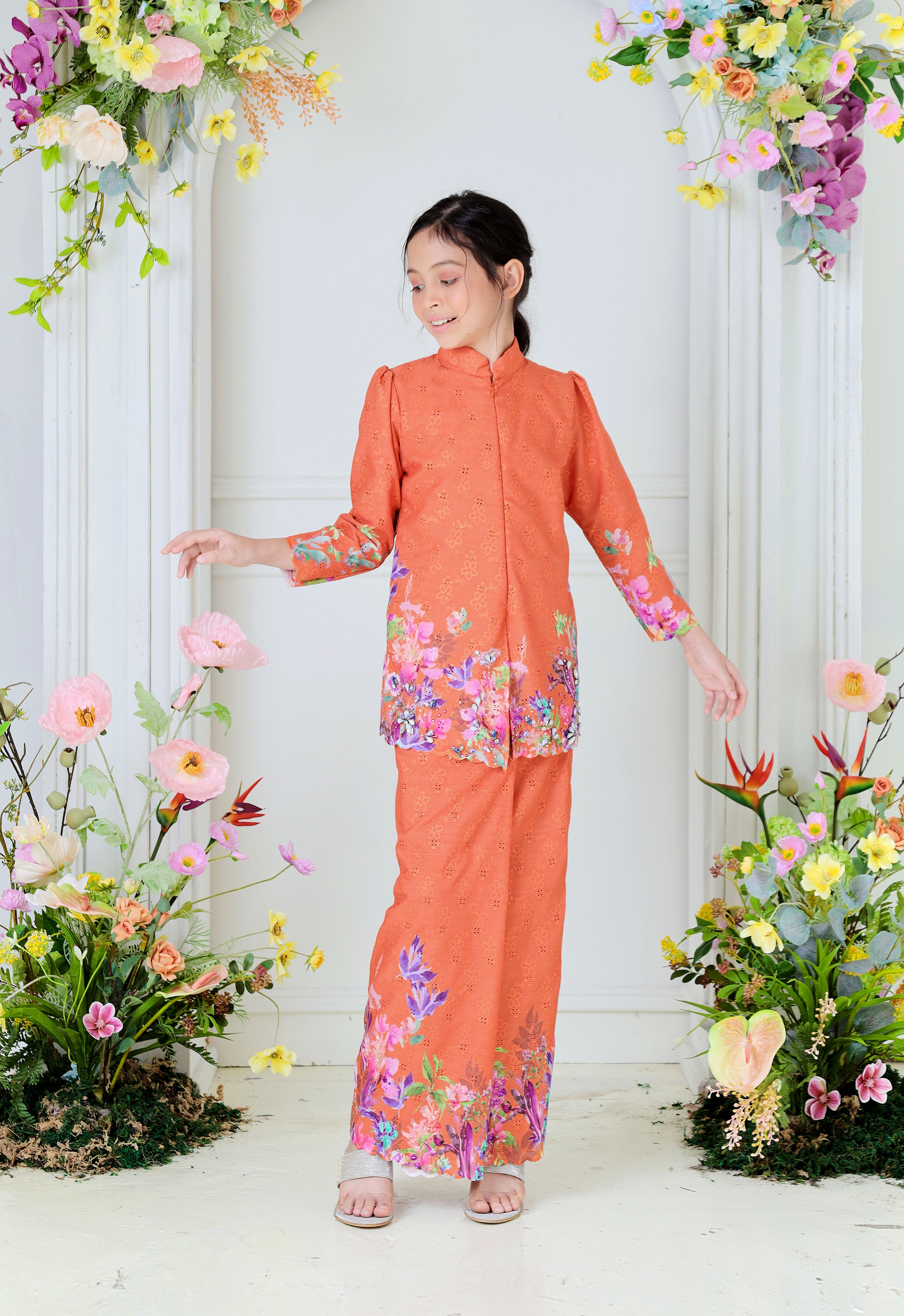 JOANNA KIDS KEBAYA - ORANGE BUTTER