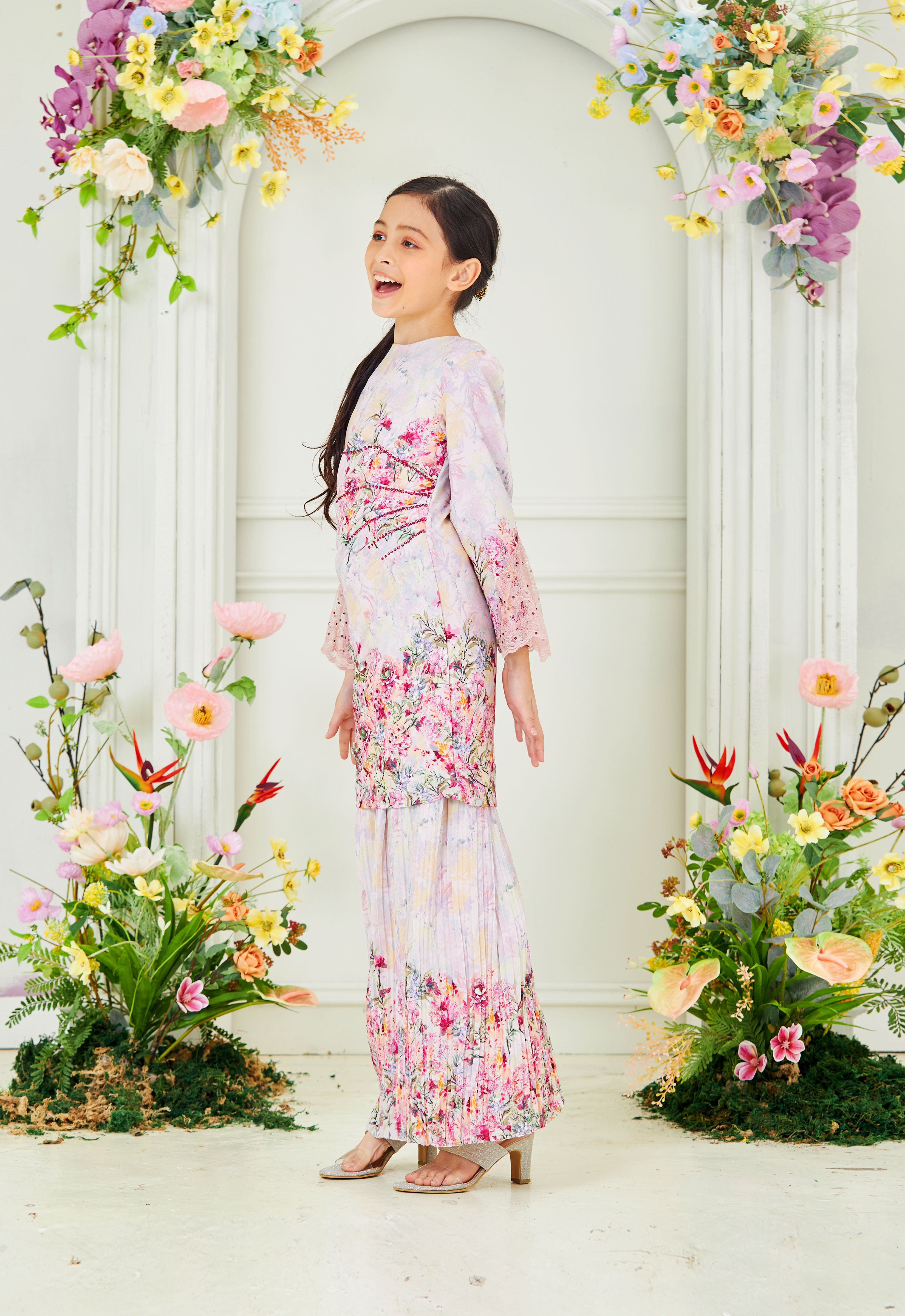 DEENARA KIDS KURUNG - PINK