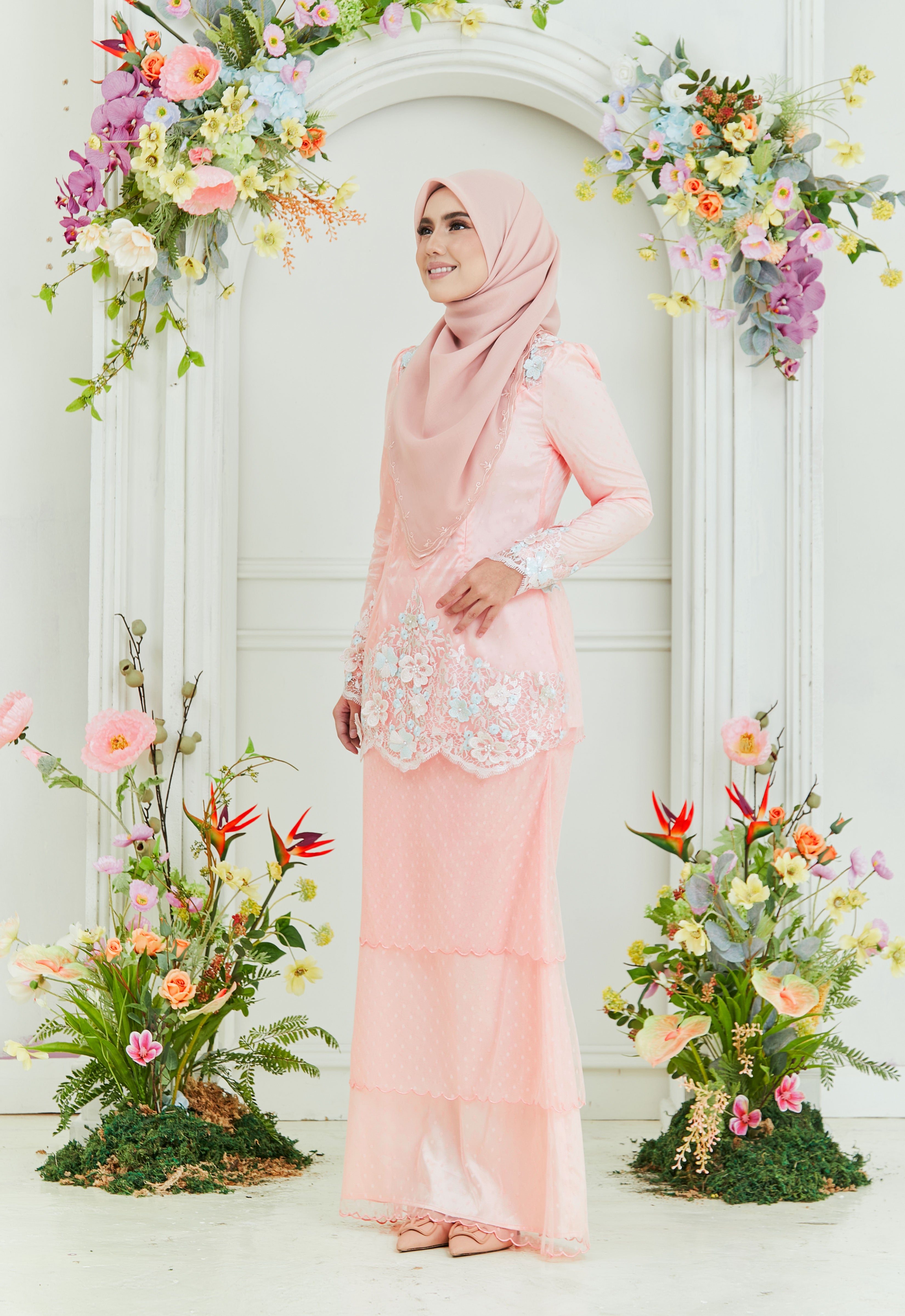 ATILIA LUXE MINI KURUNG - CLOUD PINK