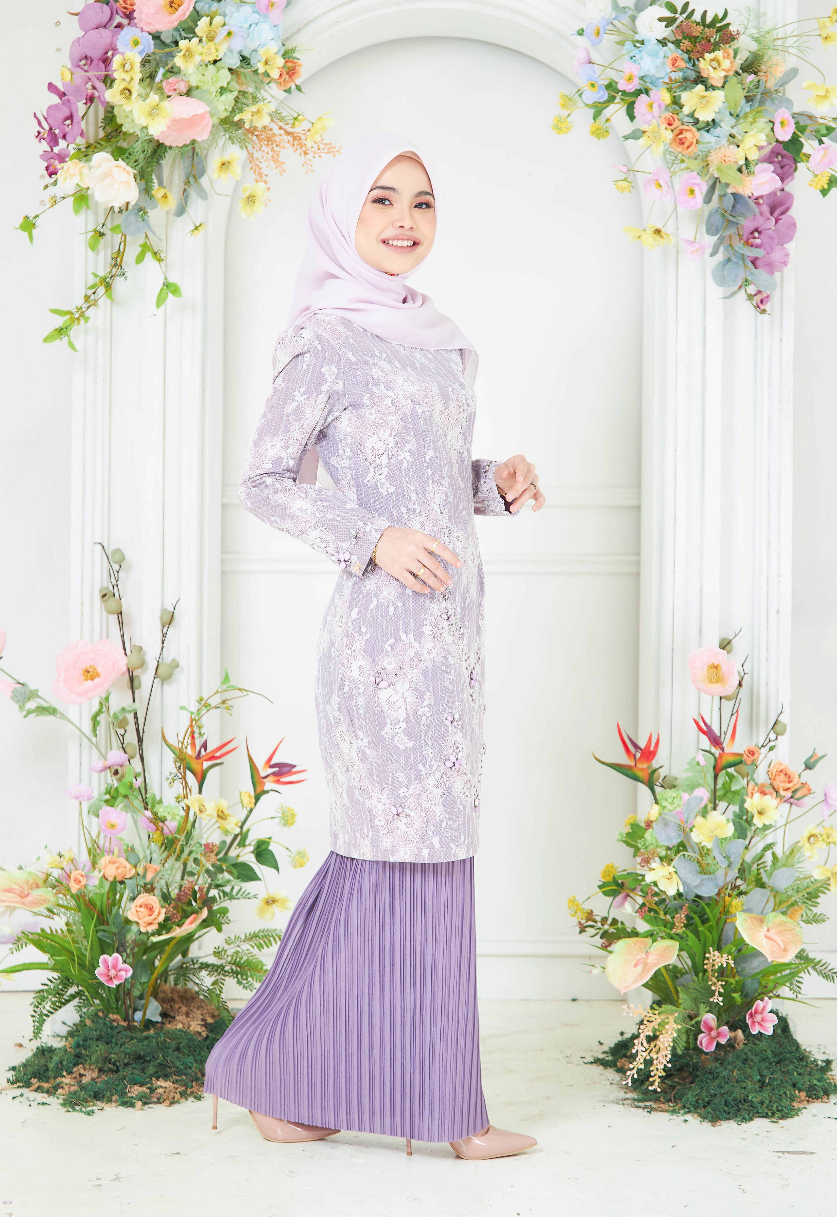 RAYSAA KURUNG - PURPLE GRAY