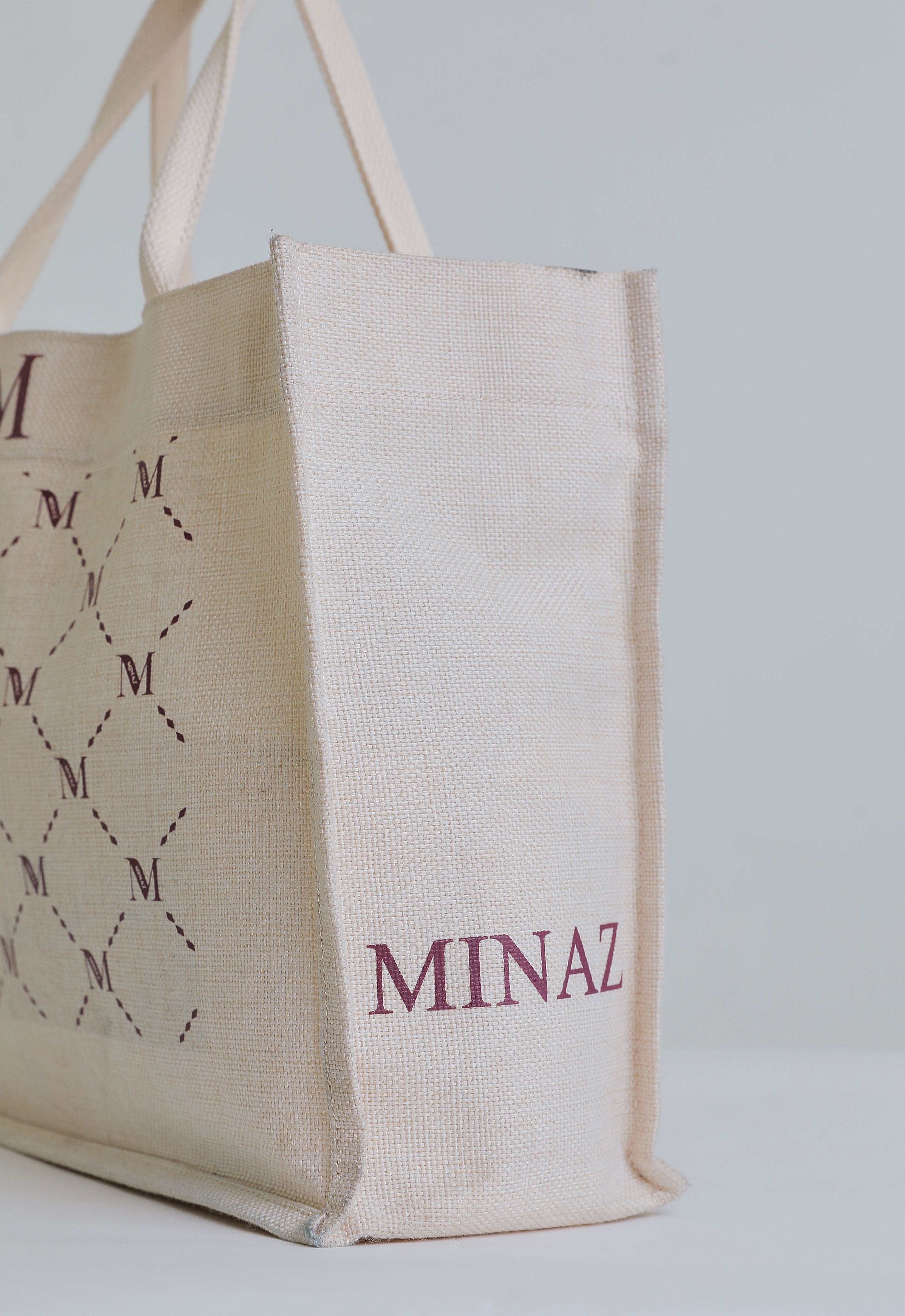 MONOGRAM TOTEBAG - CHAMPAGNE