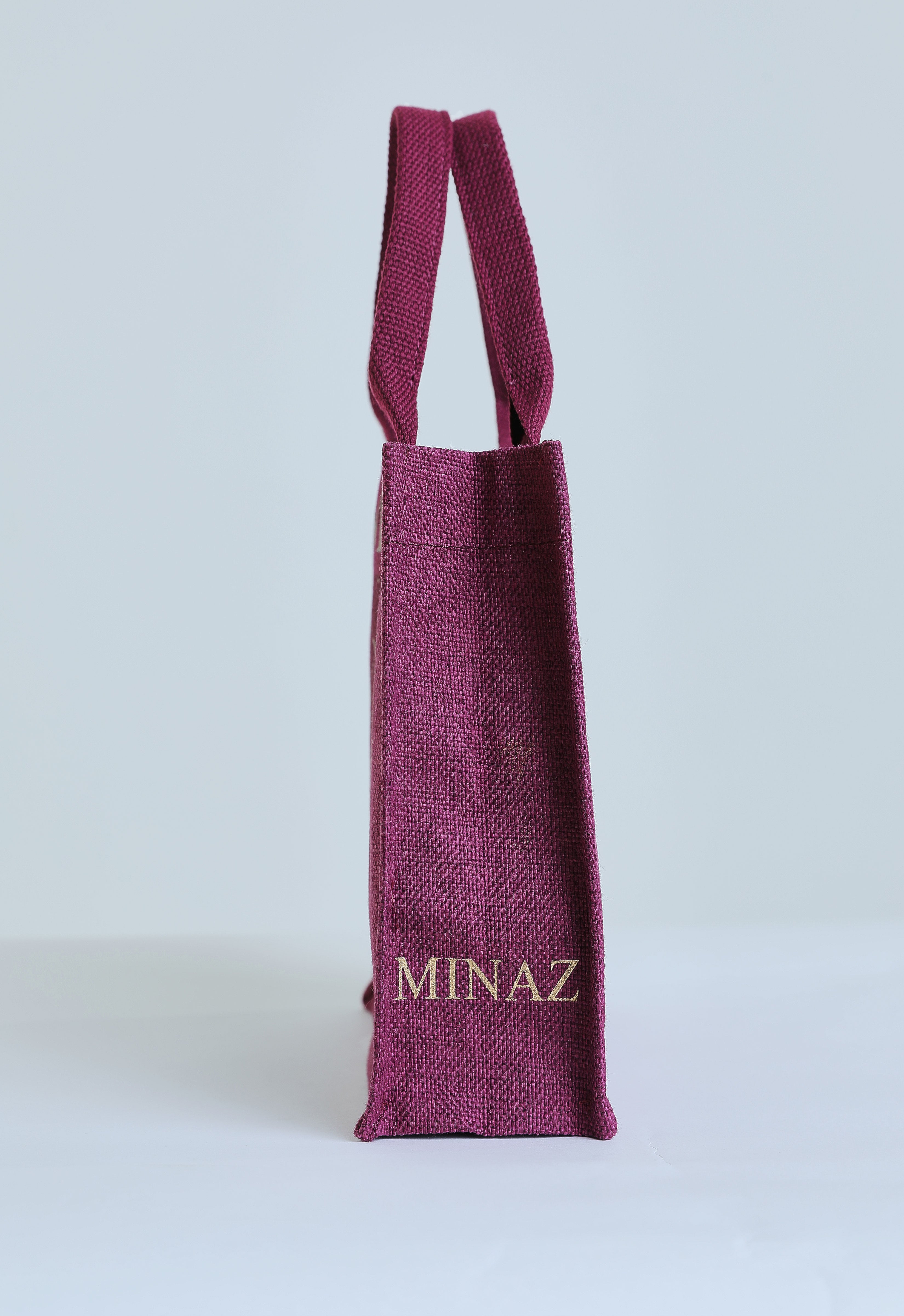 MONOGRAM TOTEBAG - MAROON