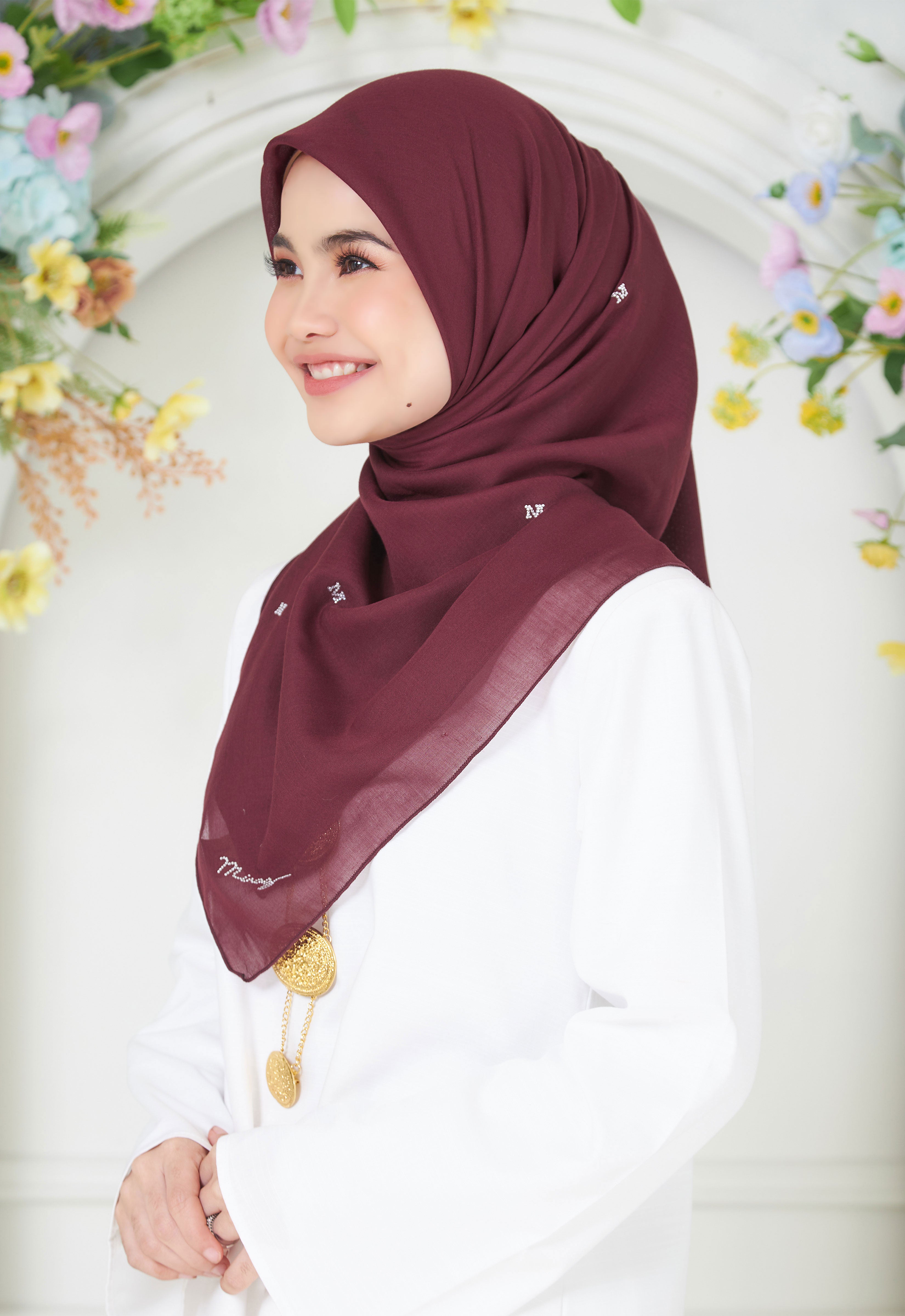 PLAIN BAWAL - MAROON