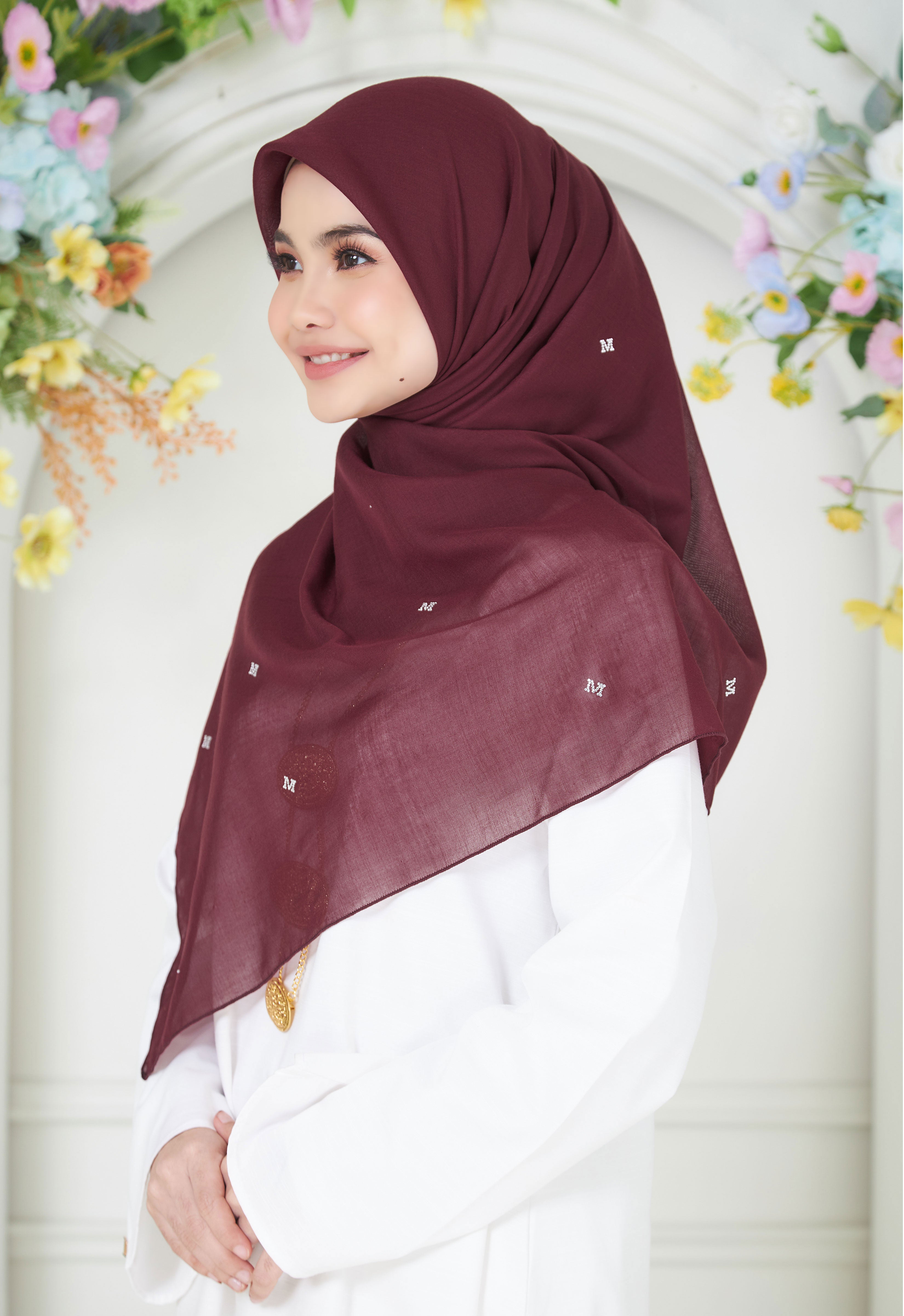 PLAIN BAWAL - MAROON