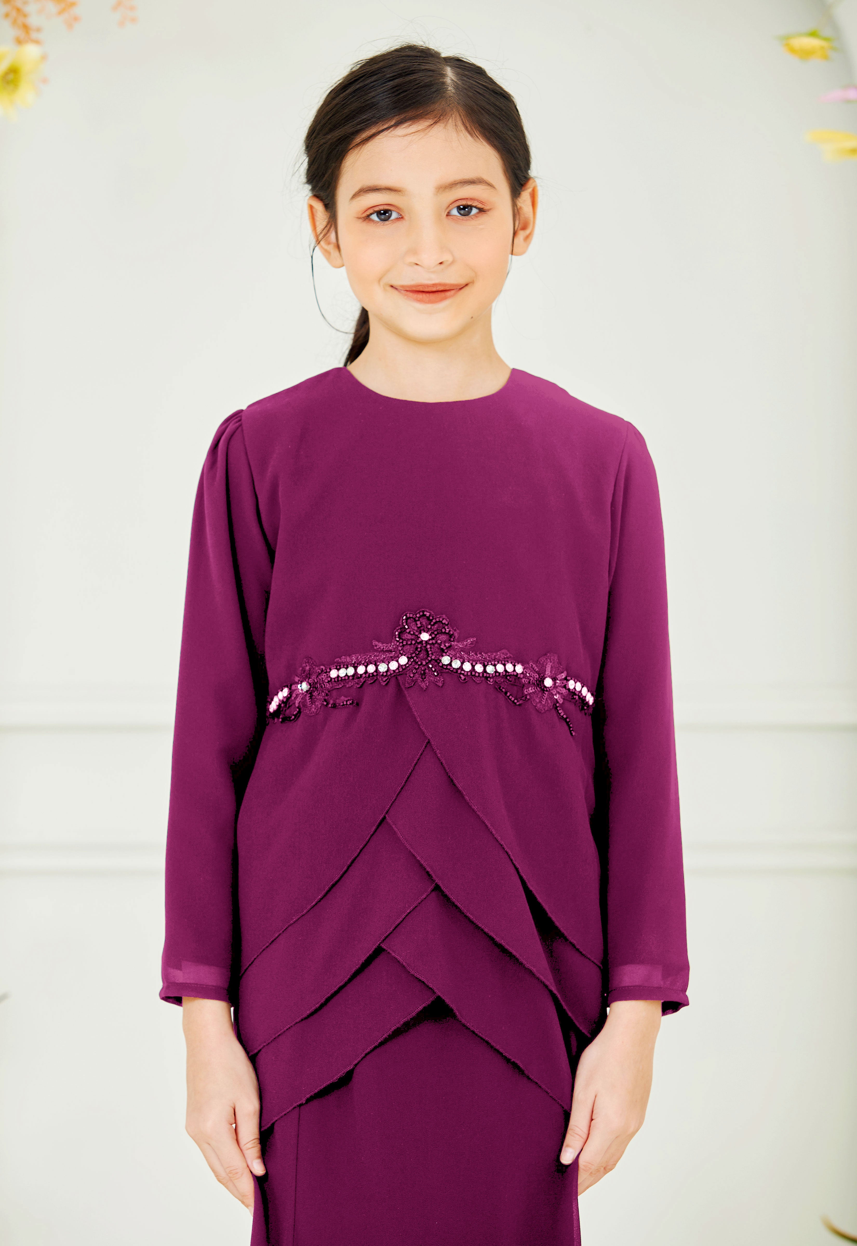 NADEERA KIDS KURUNG - MANGOSTEEN