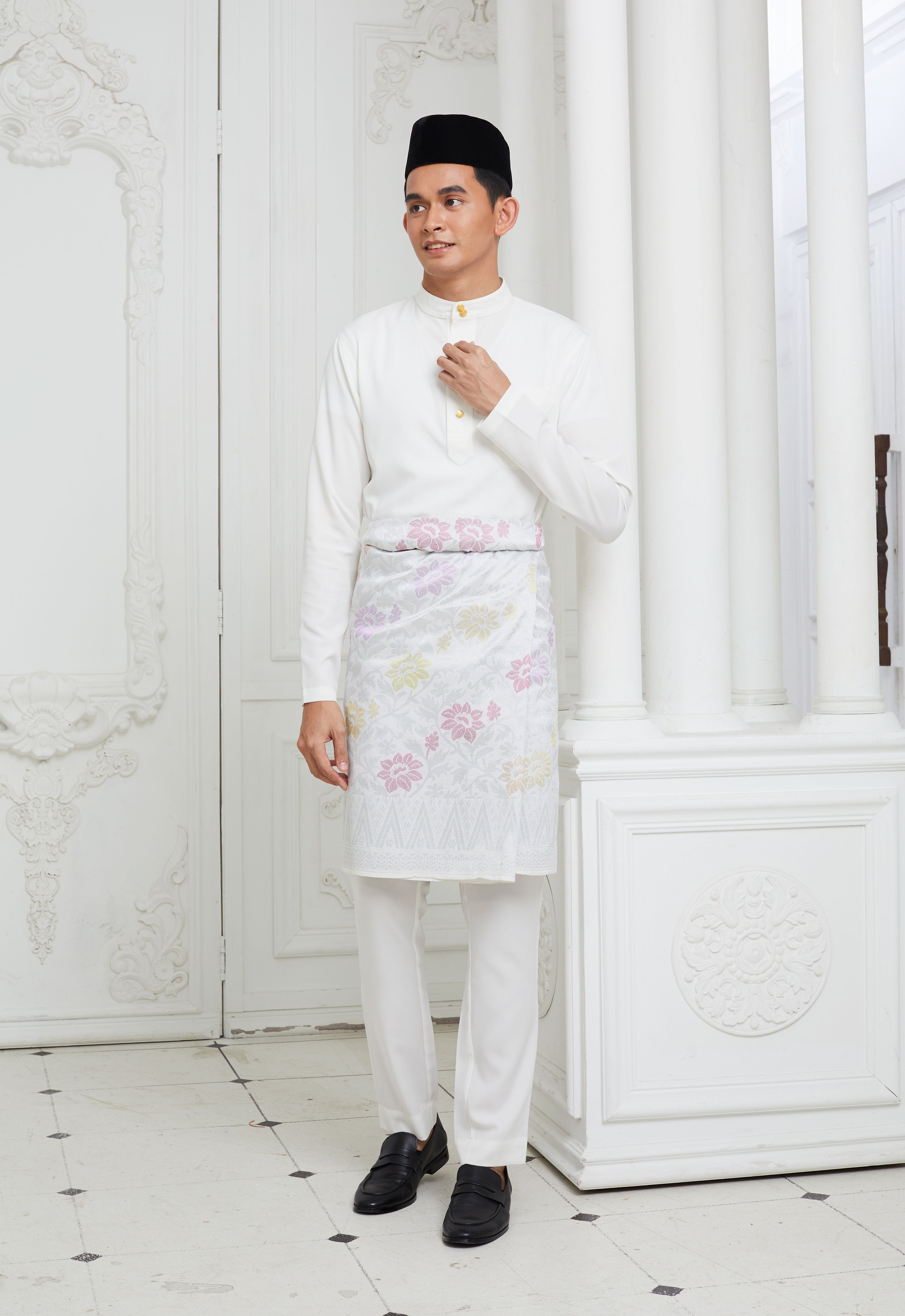 MINAZ MEN BAJU MELAYU - OFF WHITE