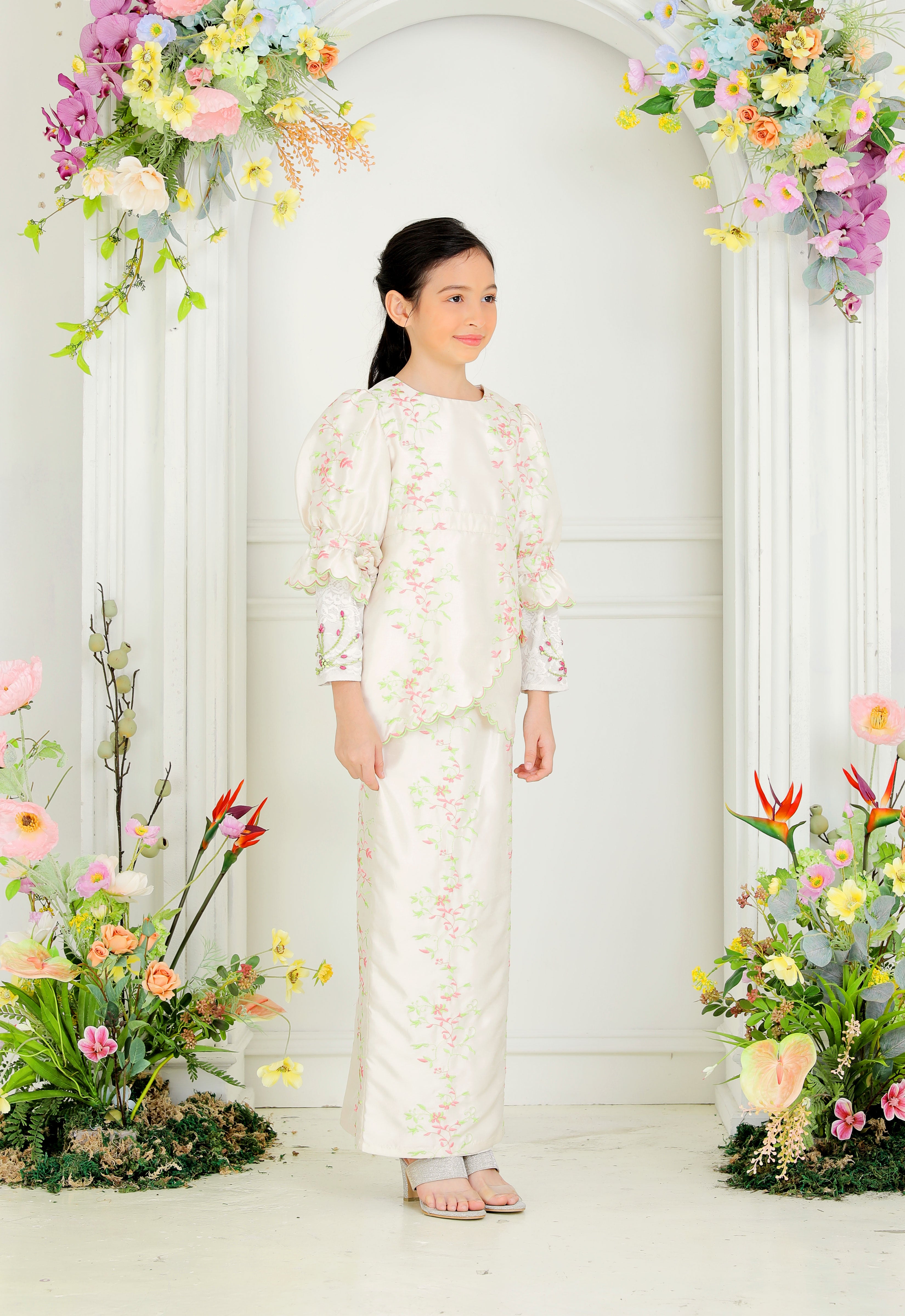 RABECCA LUXE KIDS KURUNG - CREAM PINK
