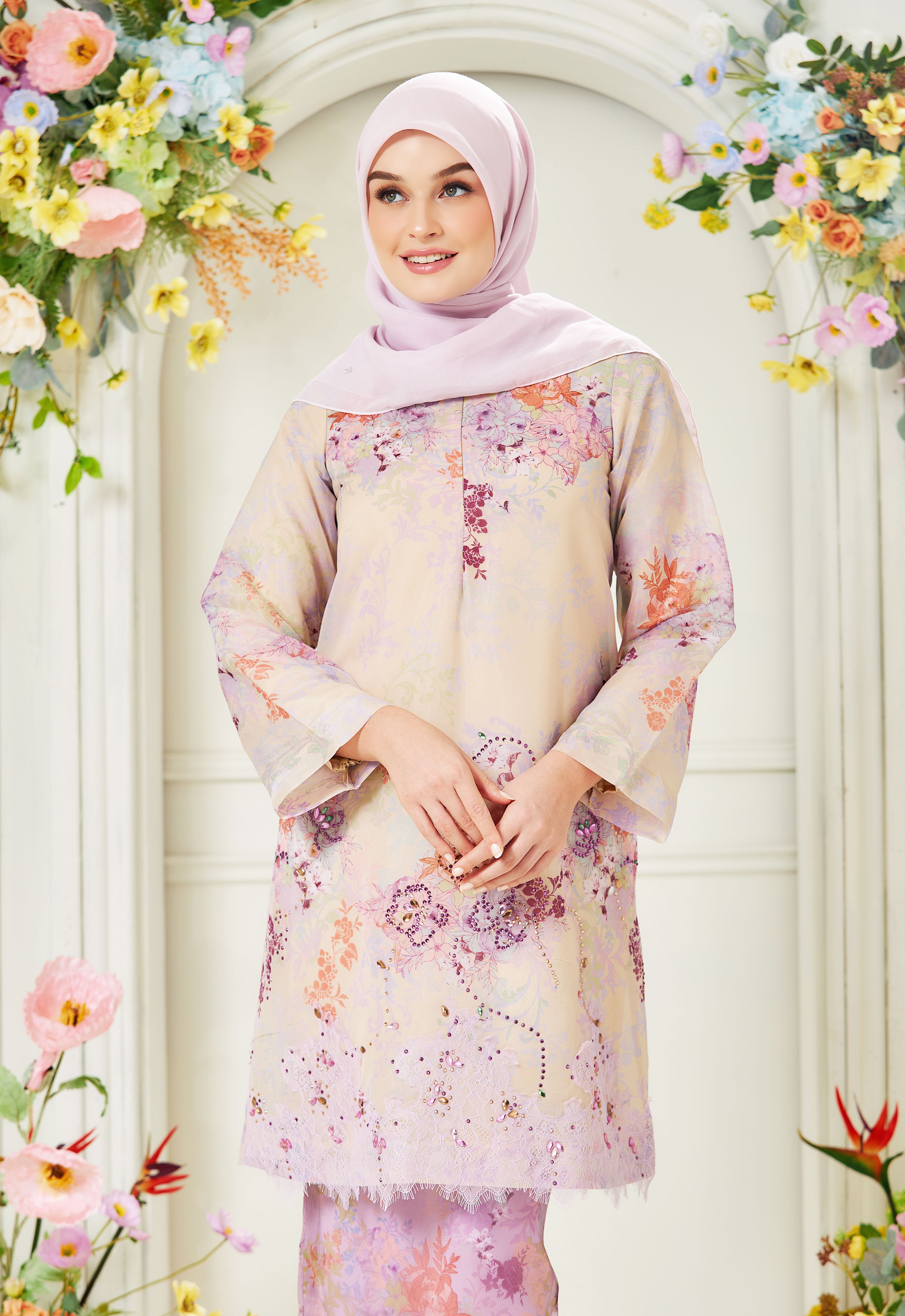 ROZELLA RIAW KURUNG - LILAC CREAM
