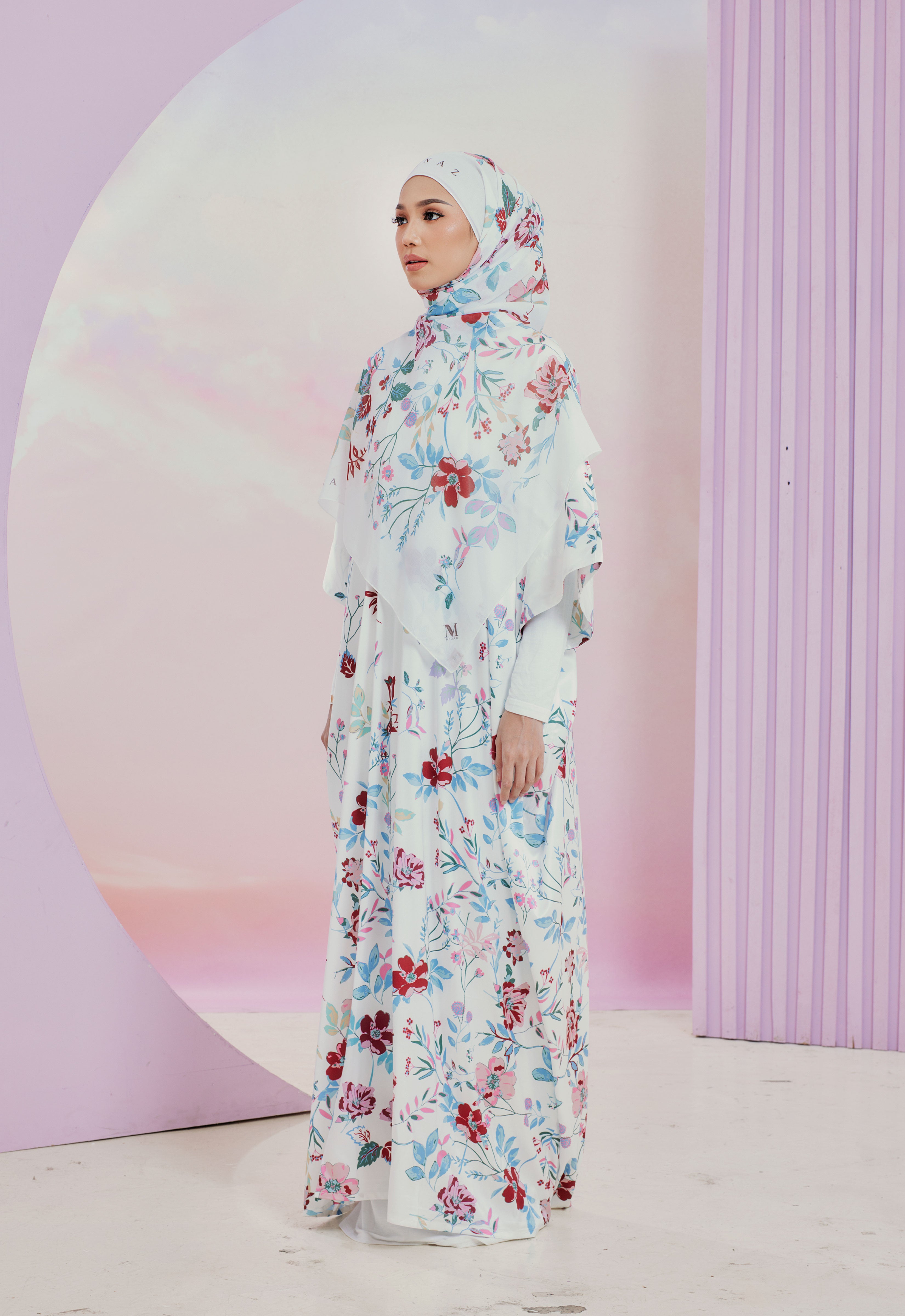 HARAMAIN ABAYA - PEARL WHITE