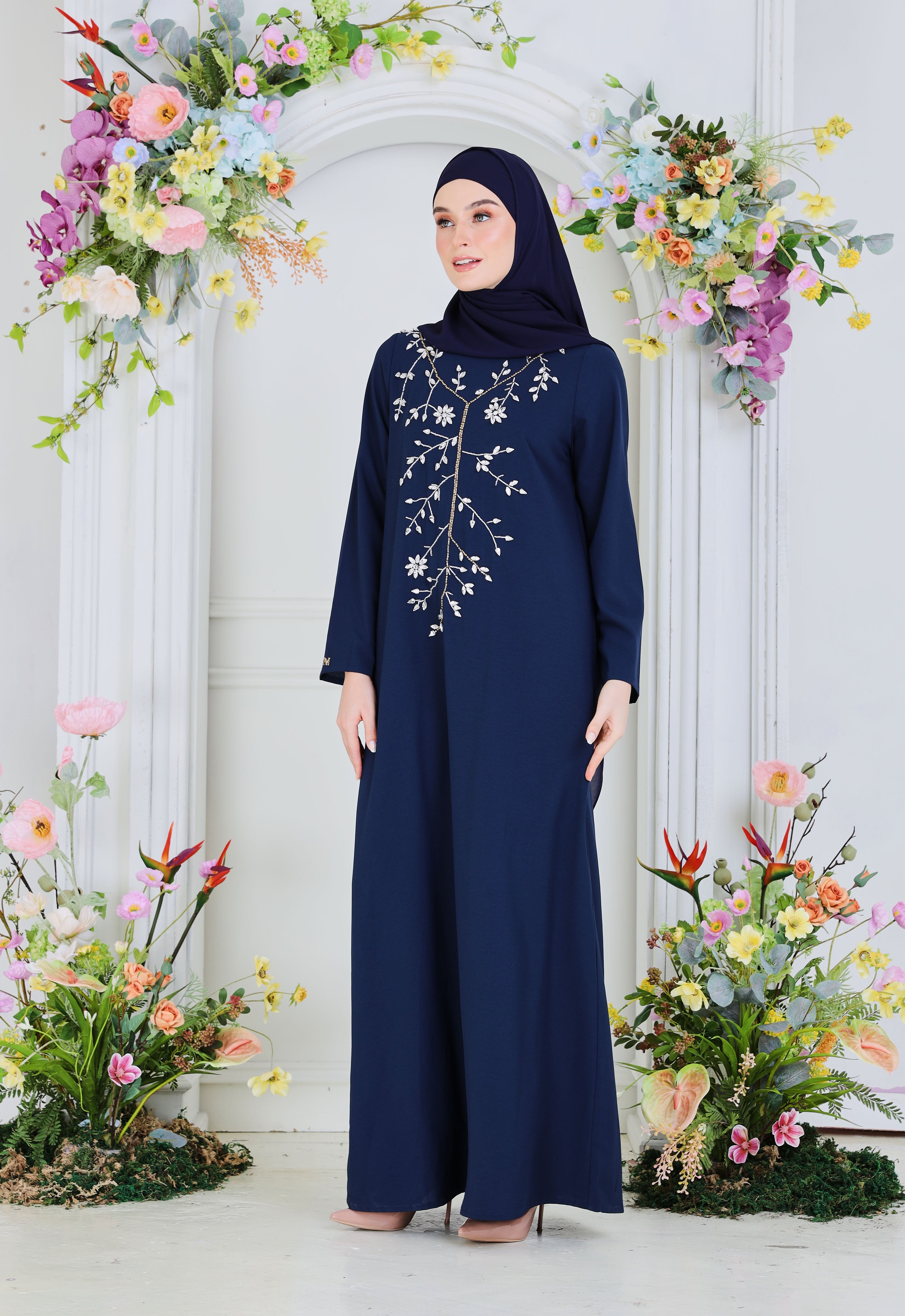 ZEHRA ABAYA - DARK BLUE