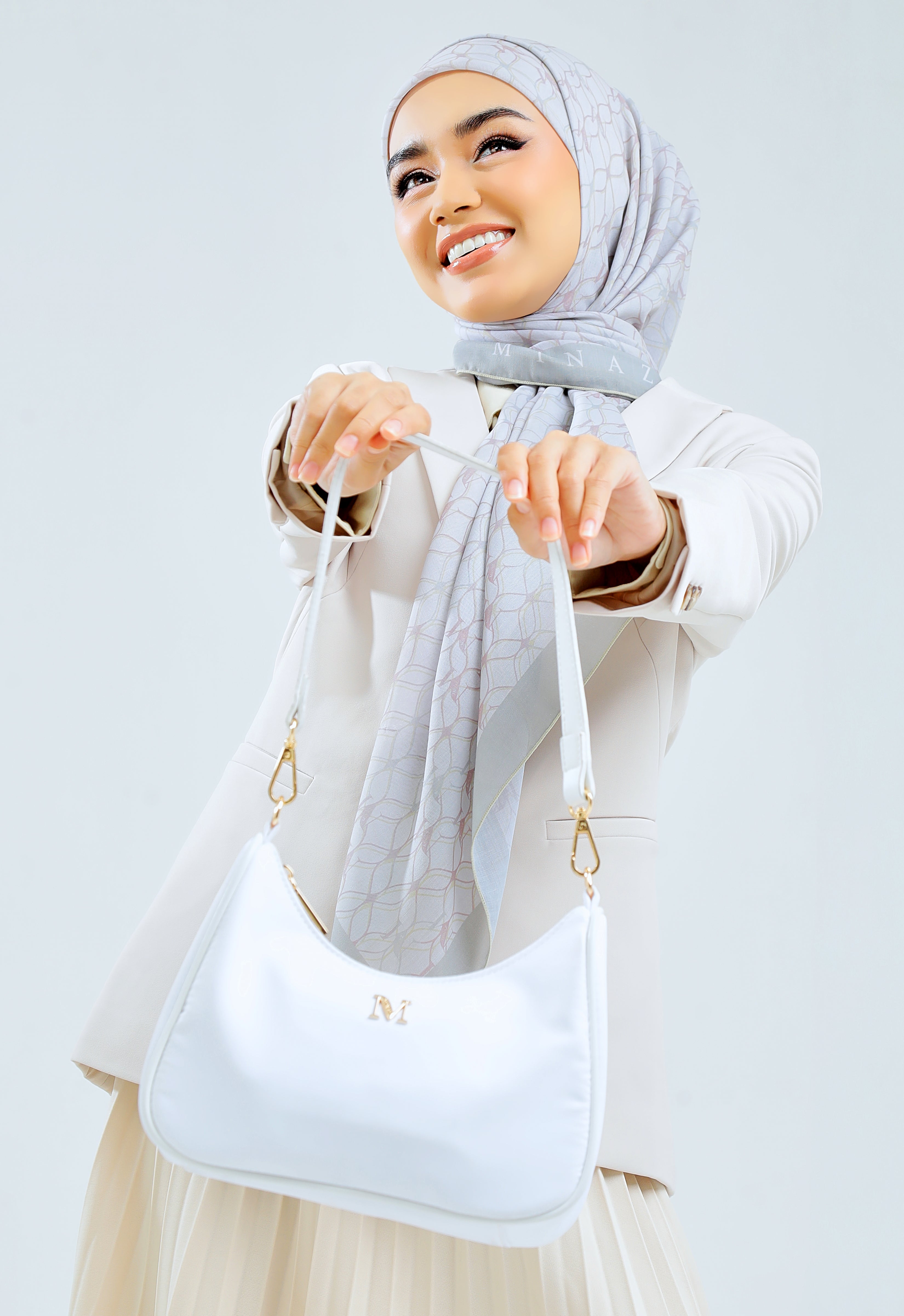 RHEA BAGUETTE BAG - OFF WHITE