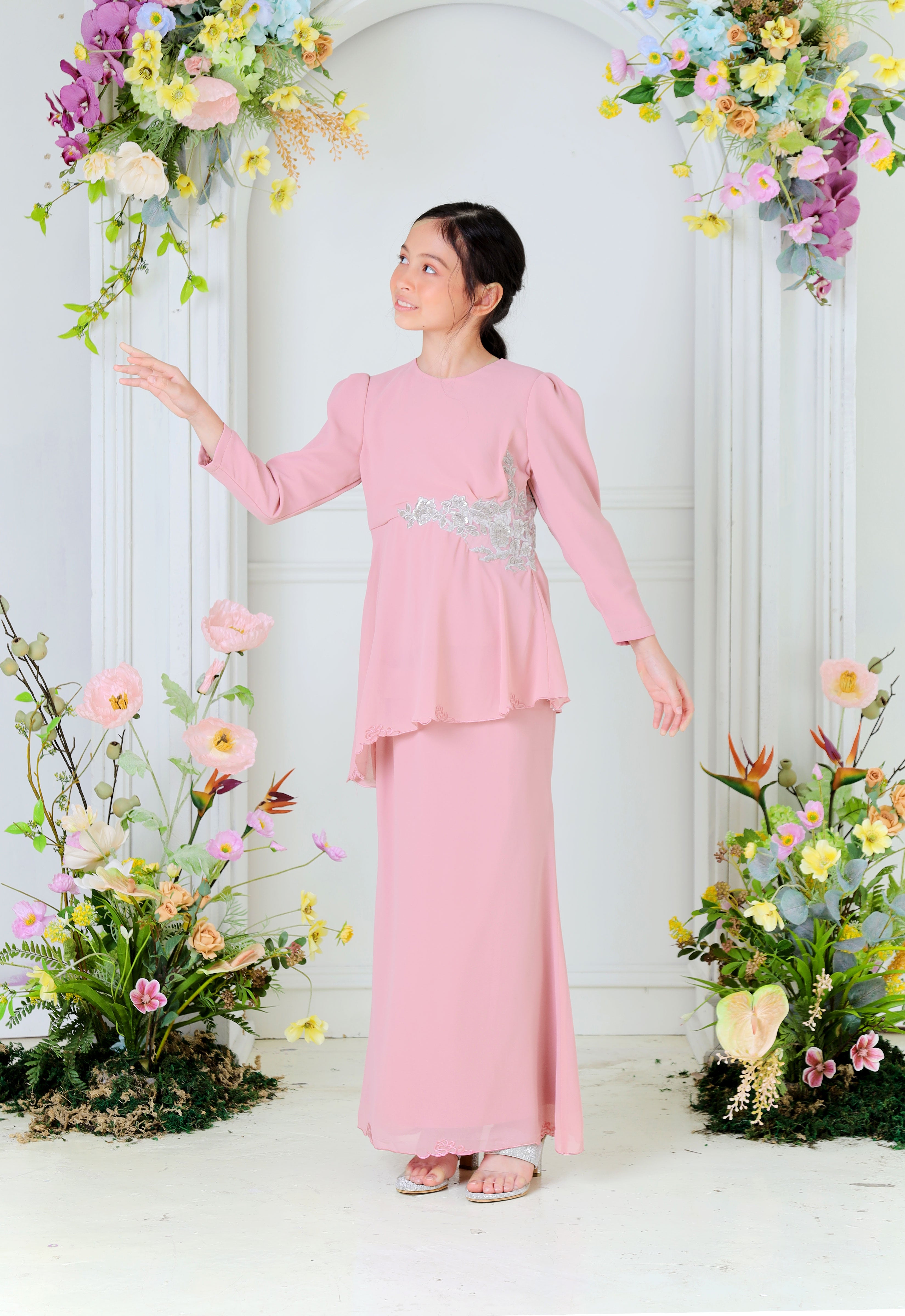 AYLEEN KIDS KURUNG - CANDY PINK