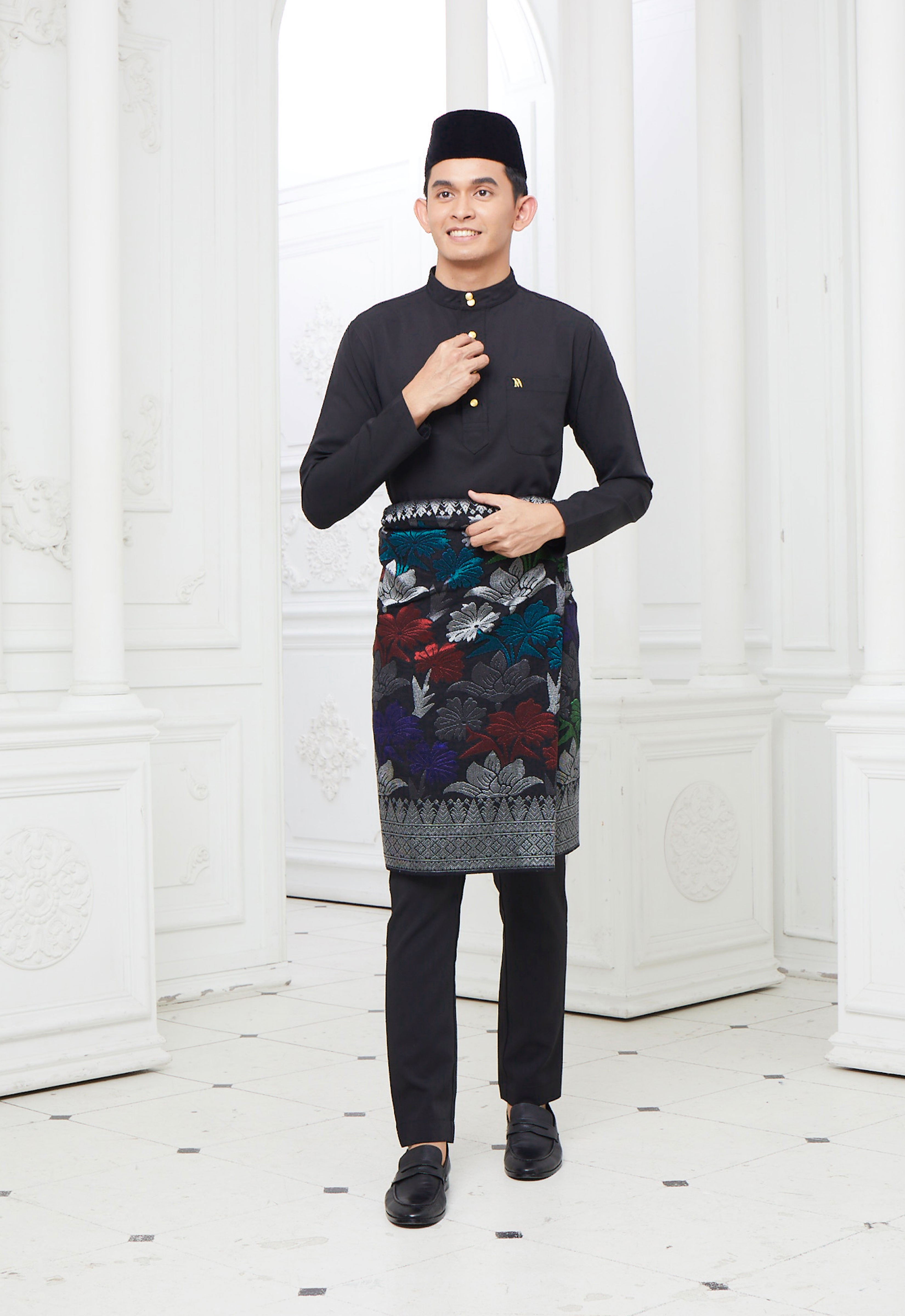 MINAZ MEN BAJU MELAYU - BLACK