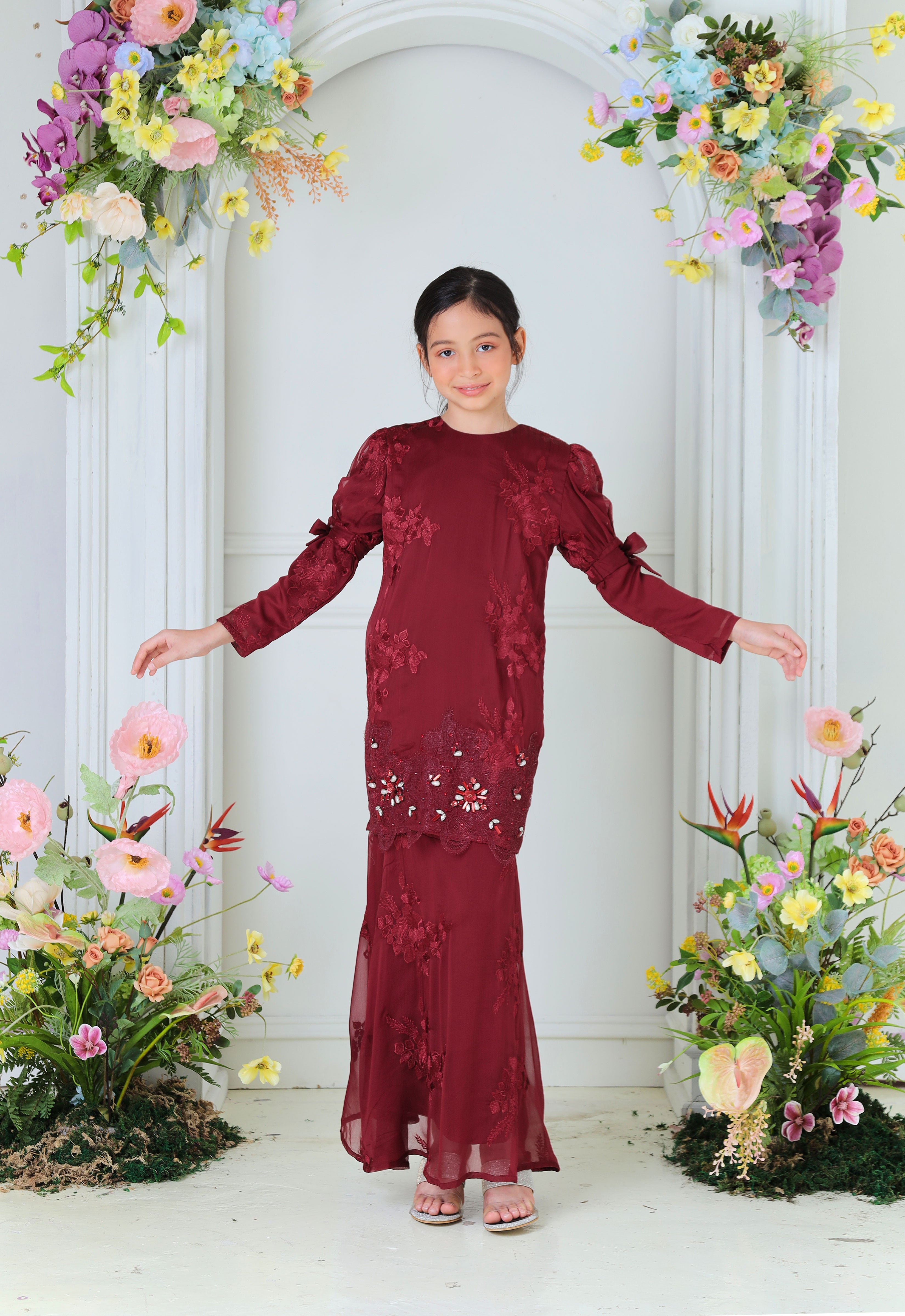 DARLA KIDS KURUNG - MAROON