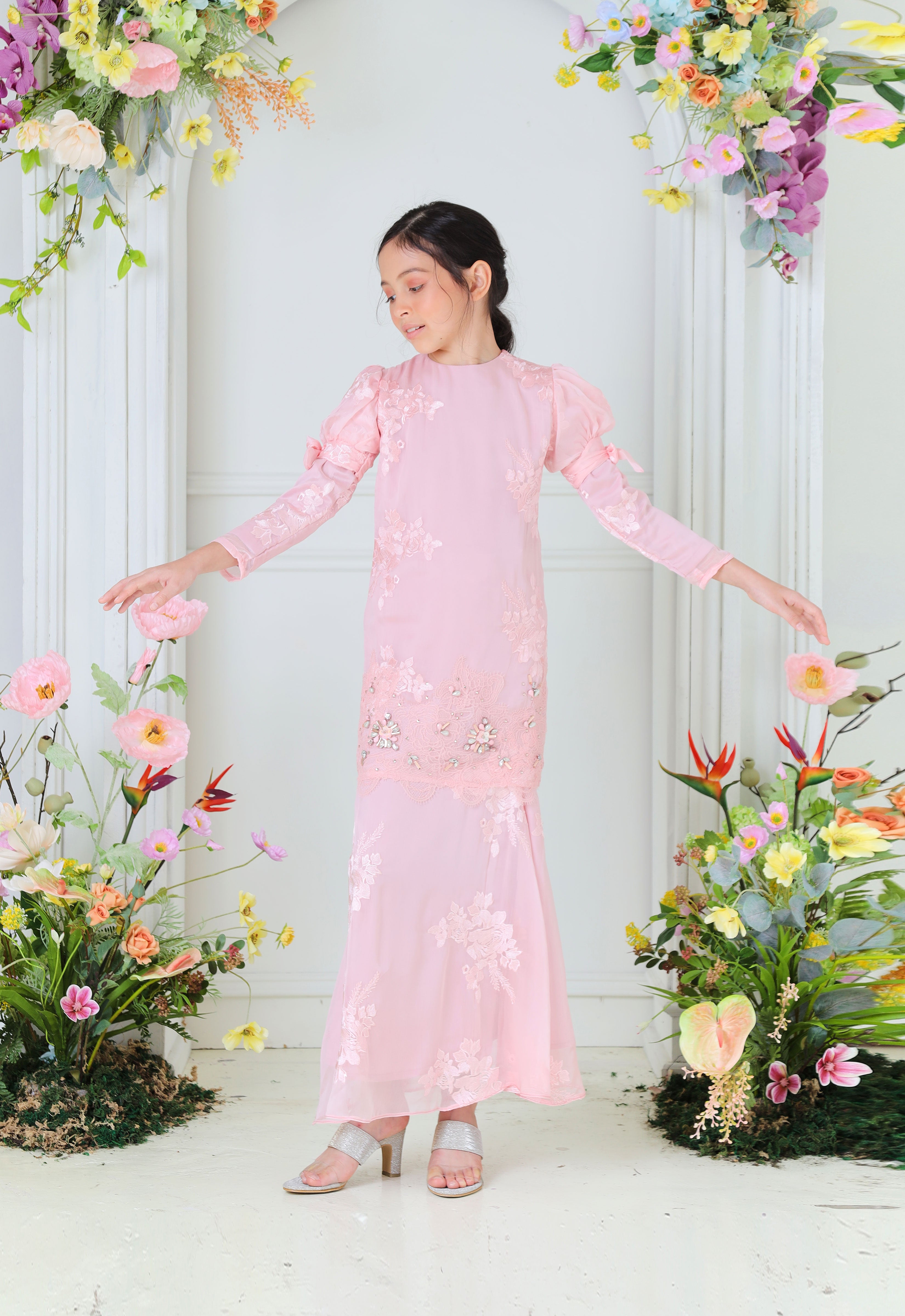 DARLA KIDS KURUNG - BLUSH PINK