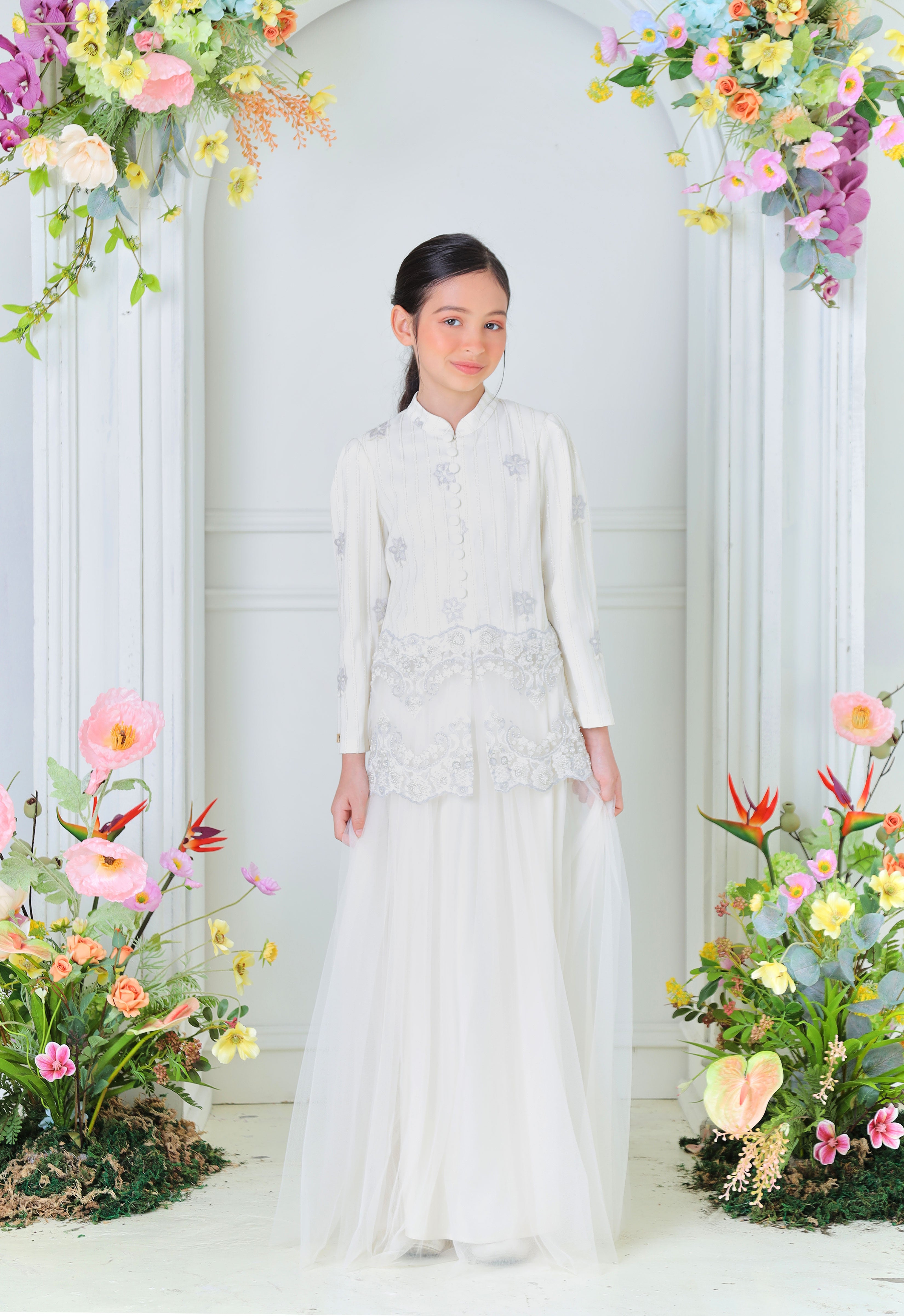 DIAN LUXE KIDS KURUNG - OFF WHITE