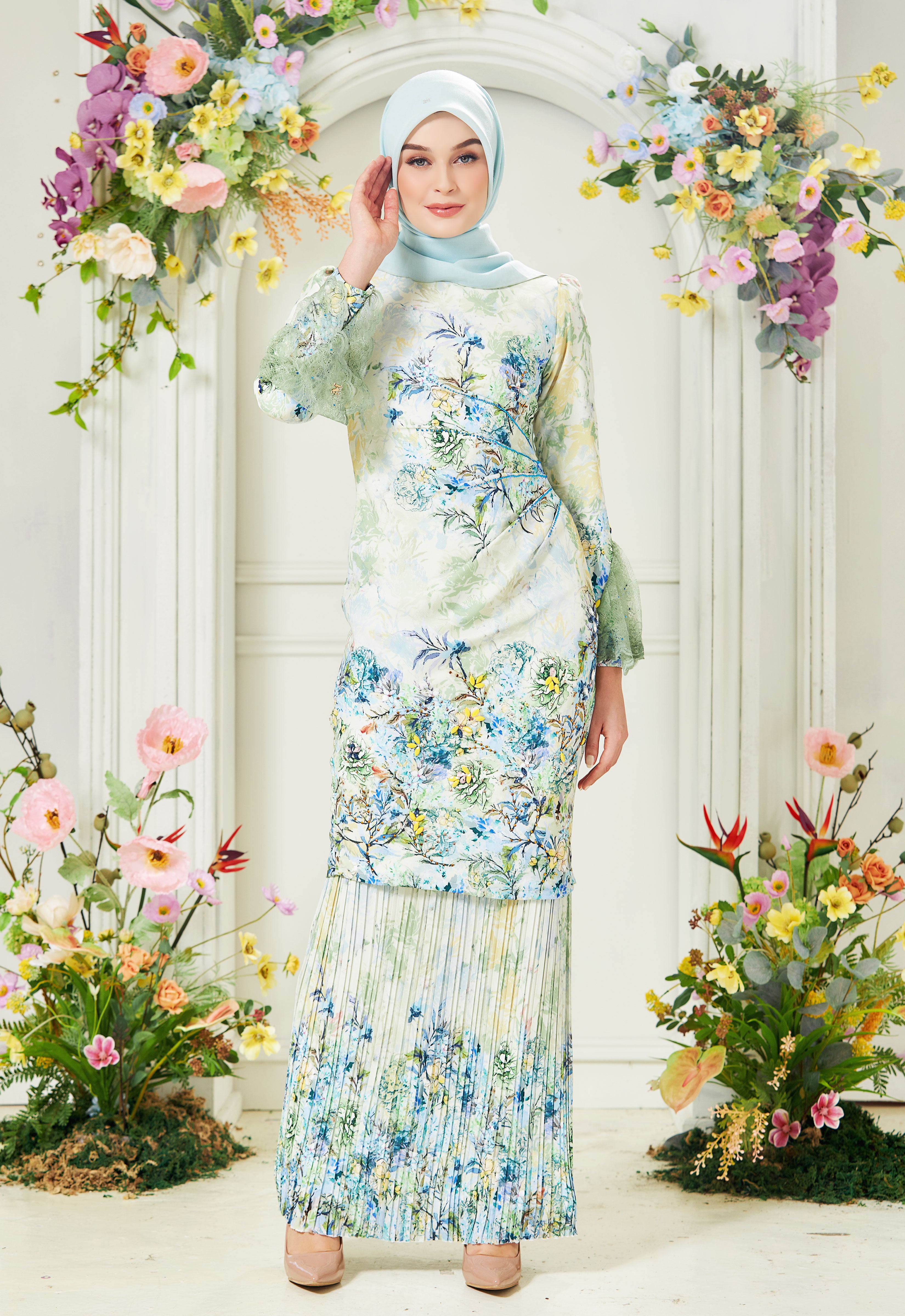 DEENARA KURUNG - SAGE GREEN