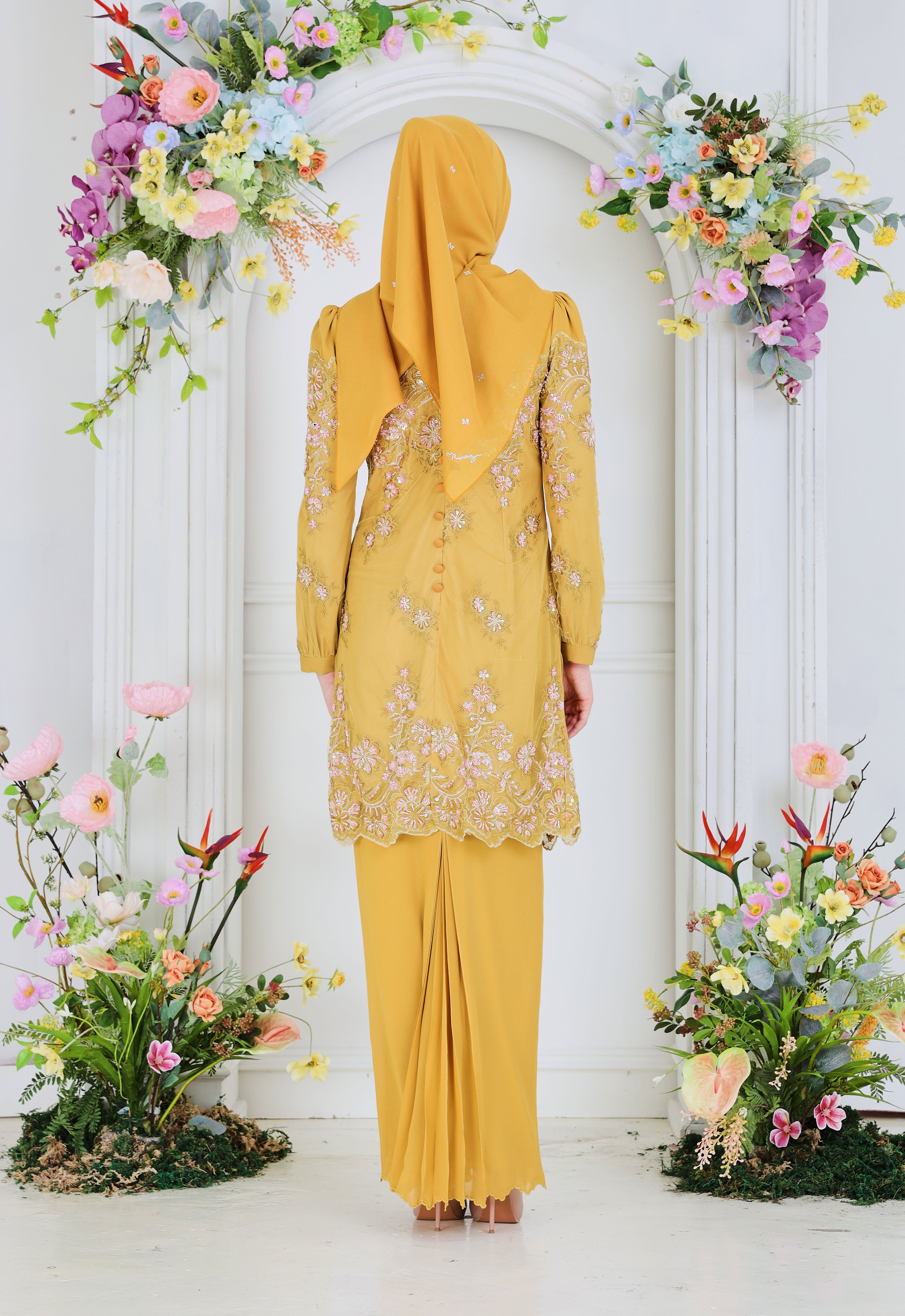ERYNA LUXE KURUNG - MUSTARD