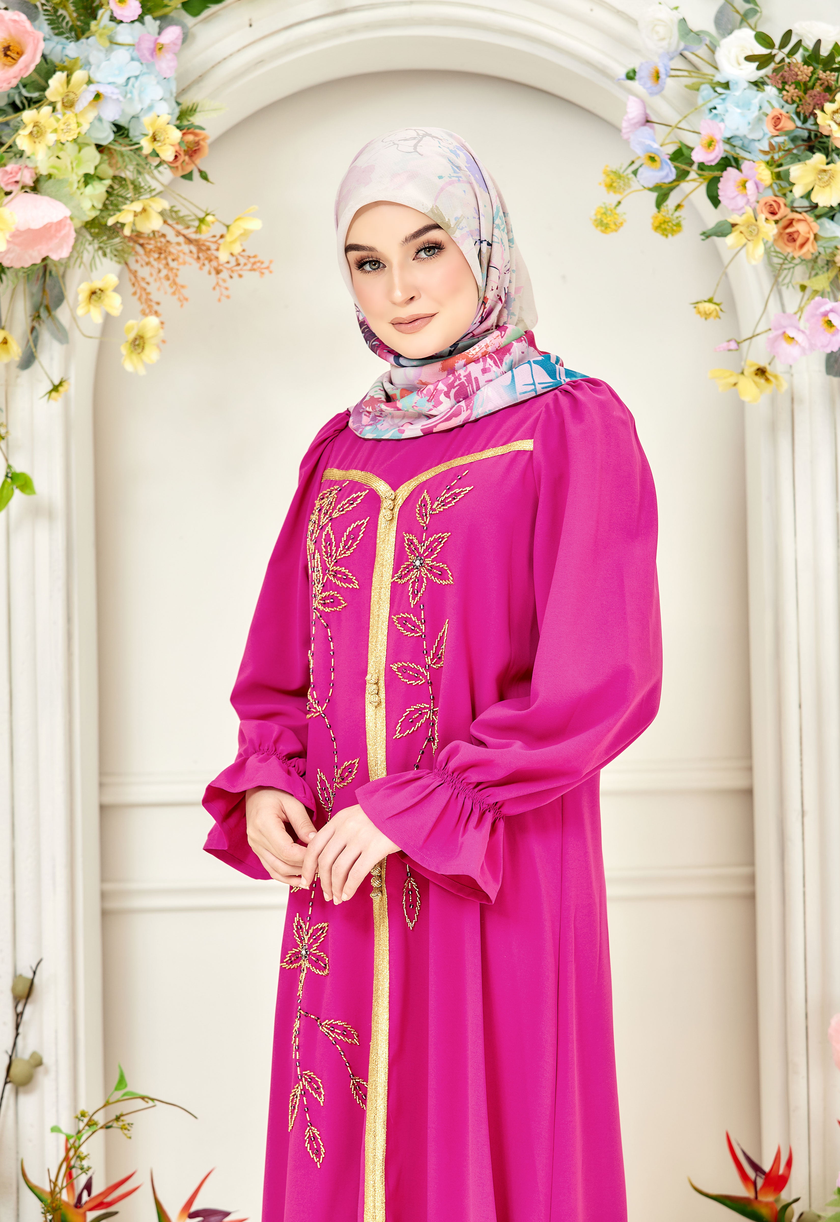 HUMAYRA ABAYA - MAGENTA