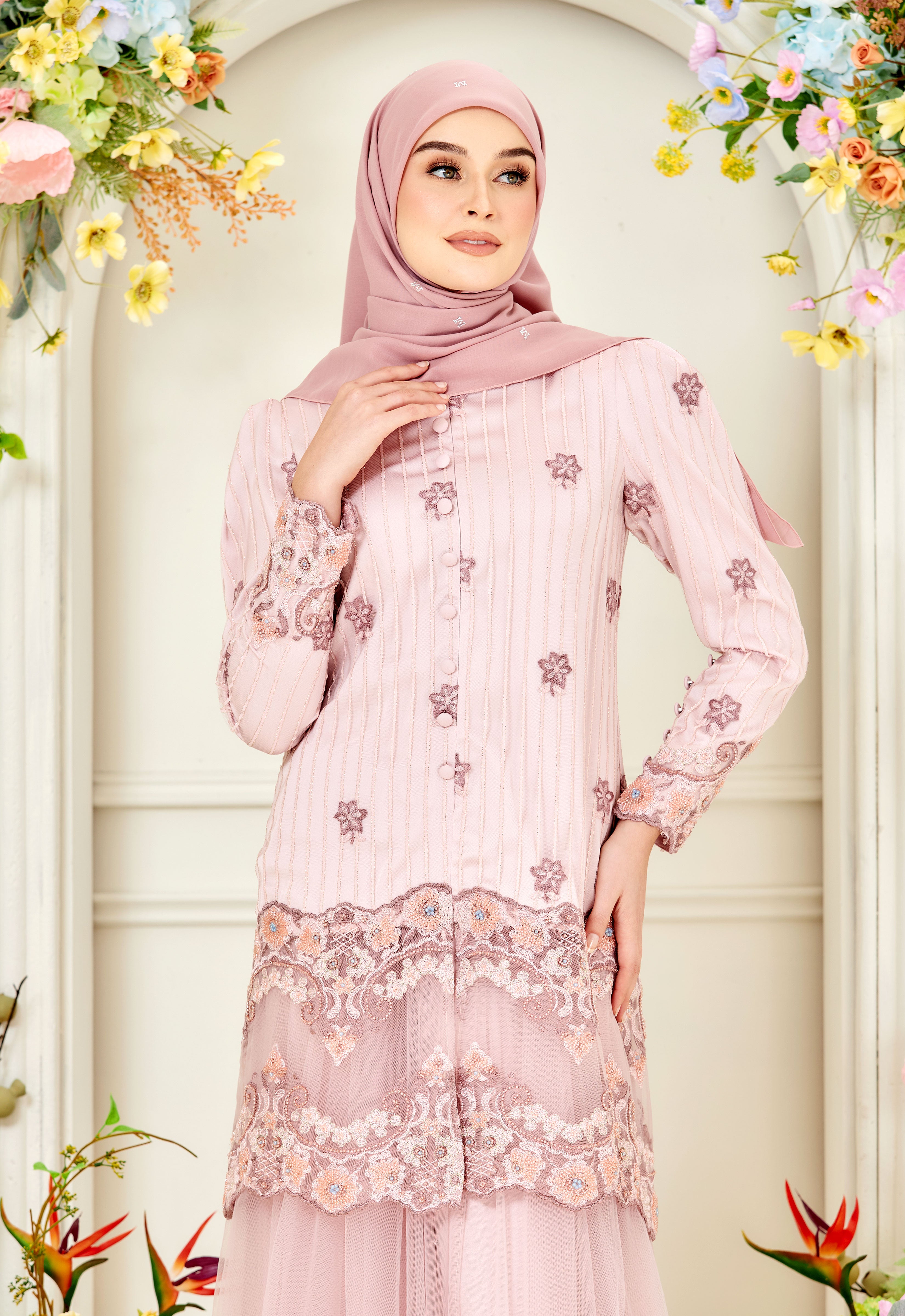 DIAN LUXE KURUNG - PINK