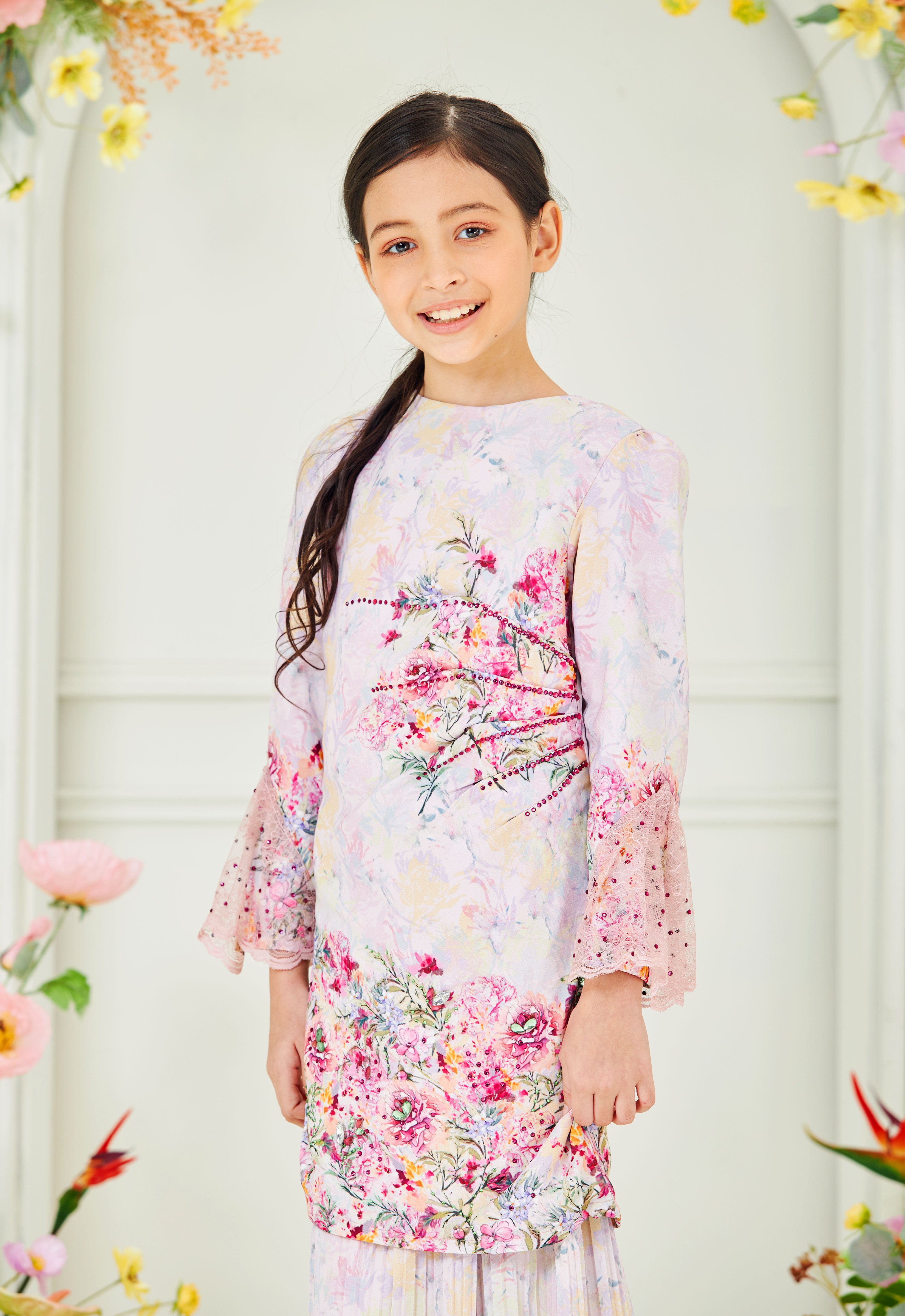 DEENARA KIDS KURUNG - PINK