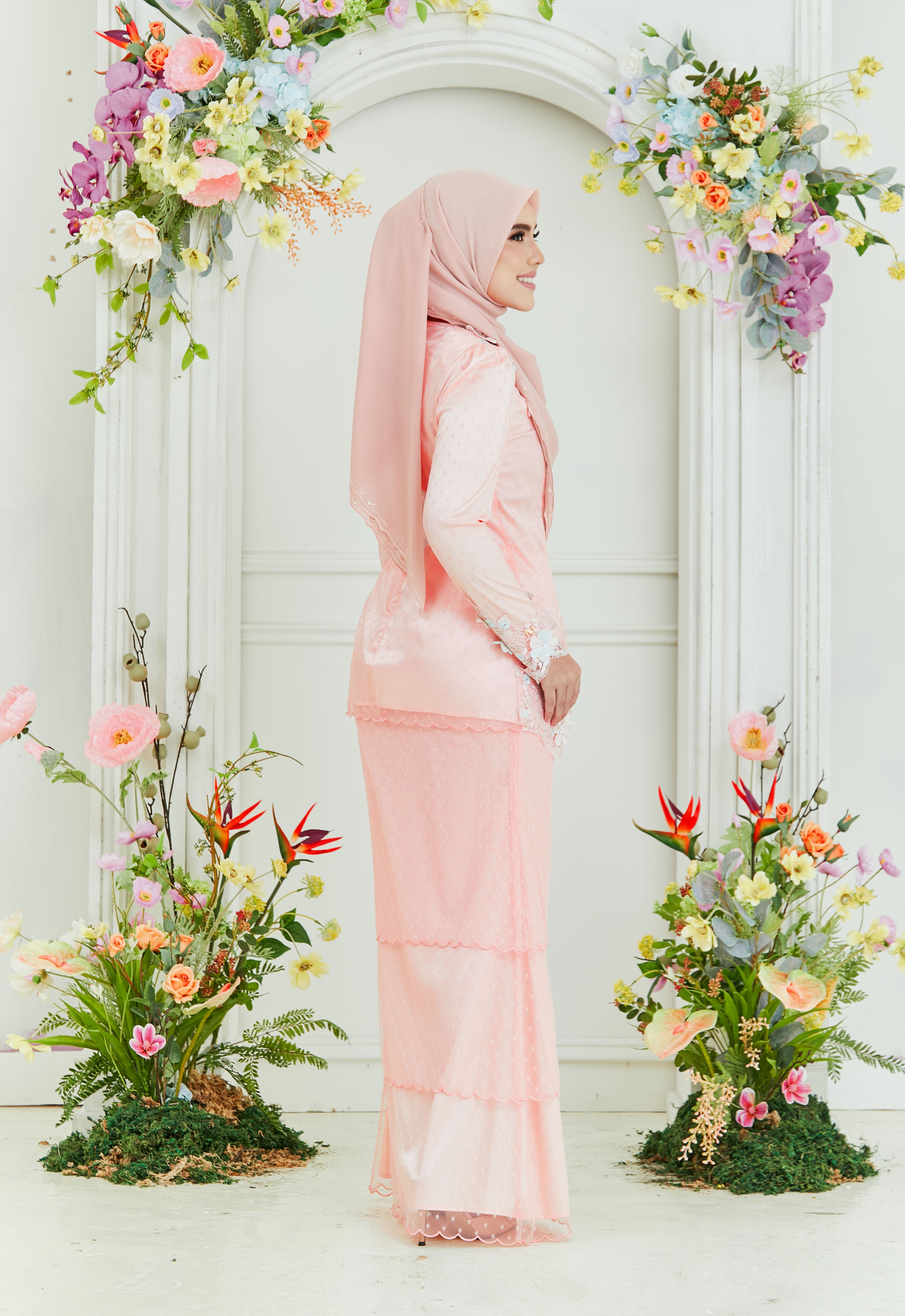 ATILIA LUXE MINI KURUNG - CLOUD PINK