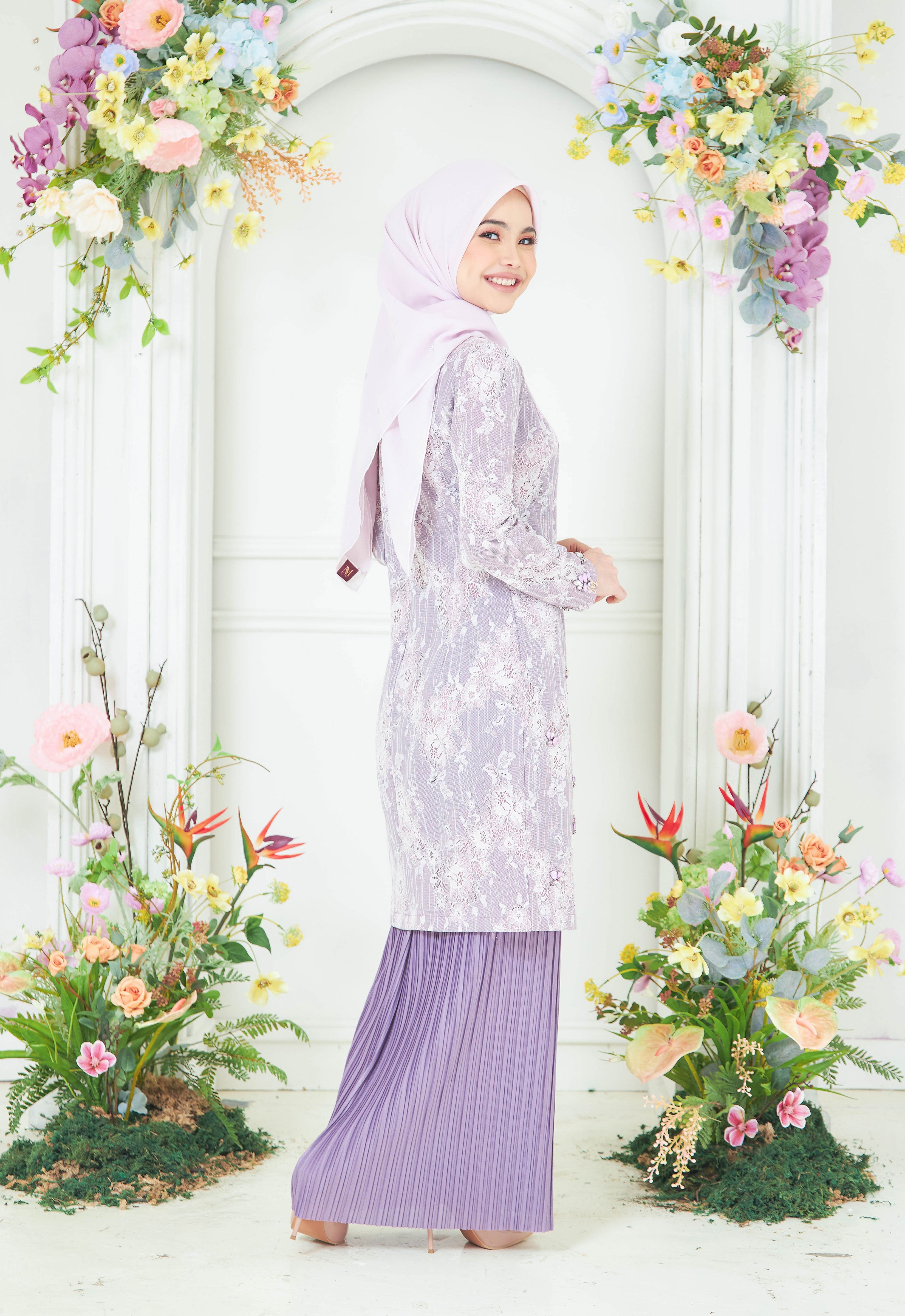 RAYSAA KURUNG - PURPLE GRAY