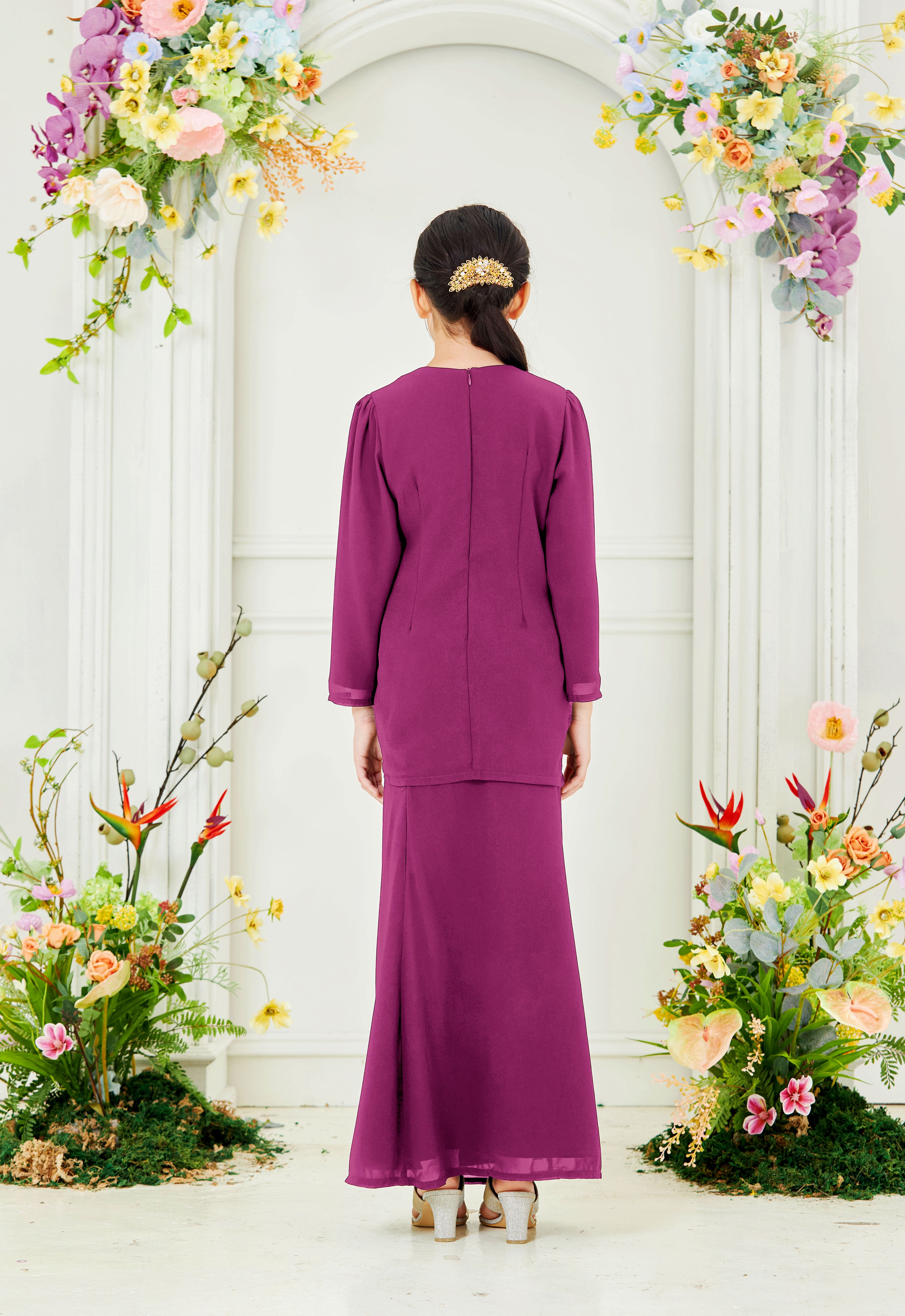 NADEERA KIDS KURUNG - MANGOSTEEN